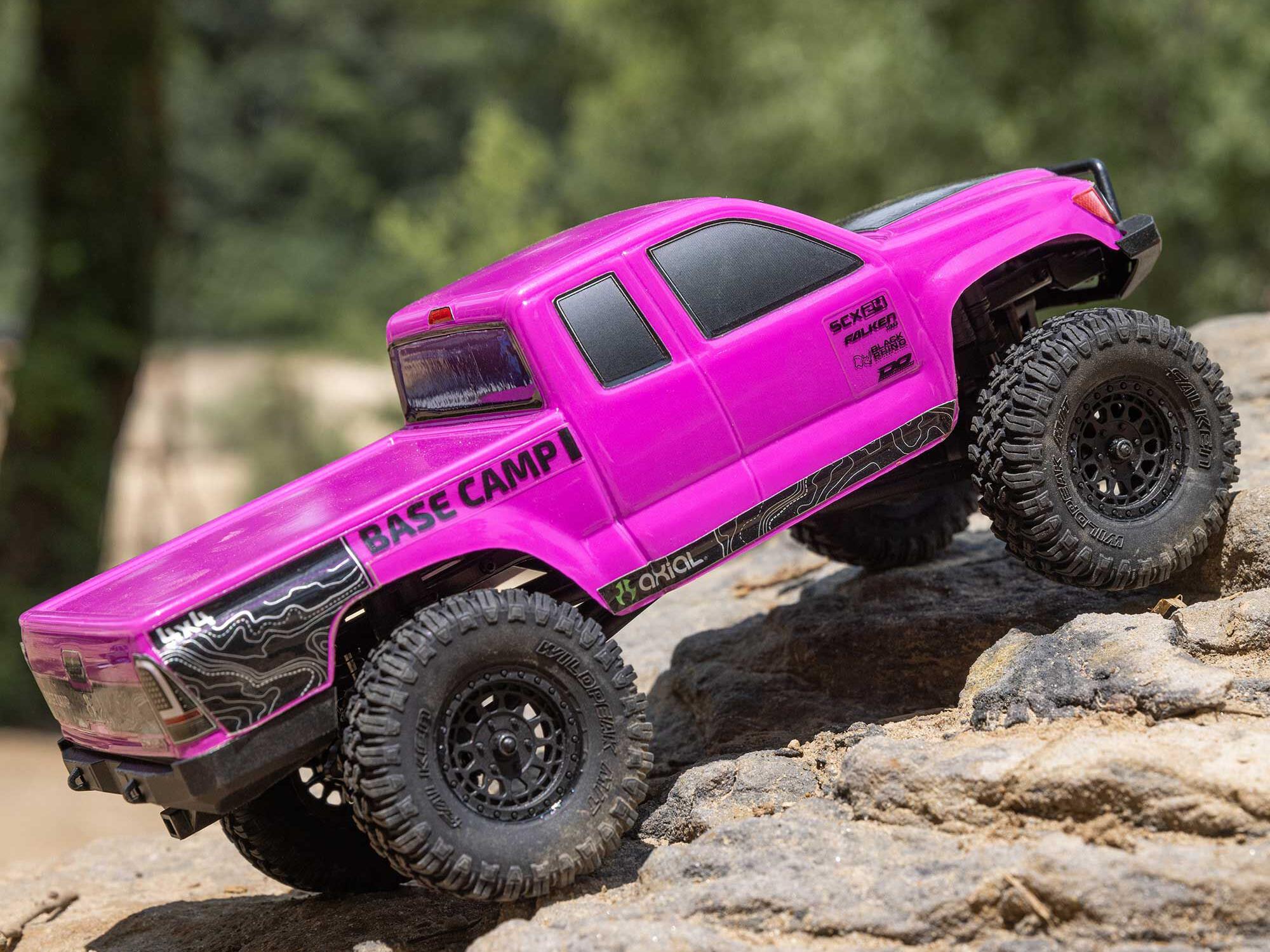 Axial SCX24 Base Camp 4WD Rock Crawler RTR Pink-31