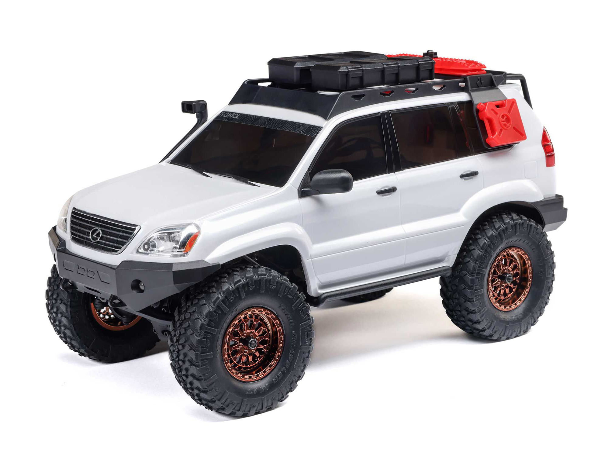Axial 1/24 SCX24 Lexus GX 470 4x4 Rock Crawler RTR - White-5