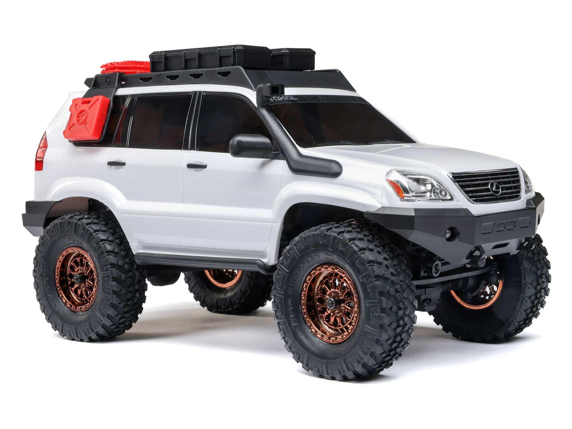 Axial 1/24 SCX24 Lexus GX 470 4x4 Rock Crawler RTR - White-6