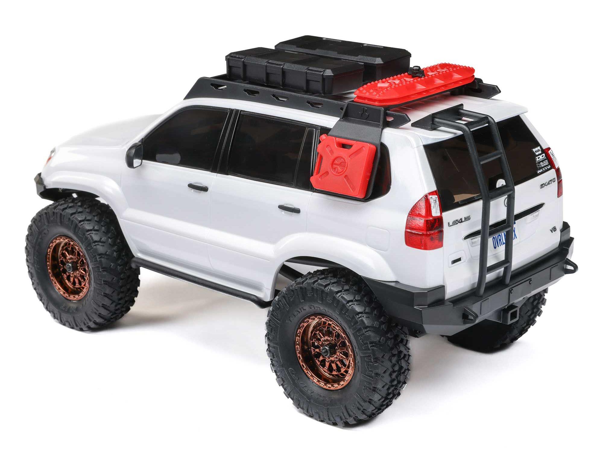 Axial 1/24 SCX24 Lexus GX 470 4x4 Rock Crawler RTR - White-7