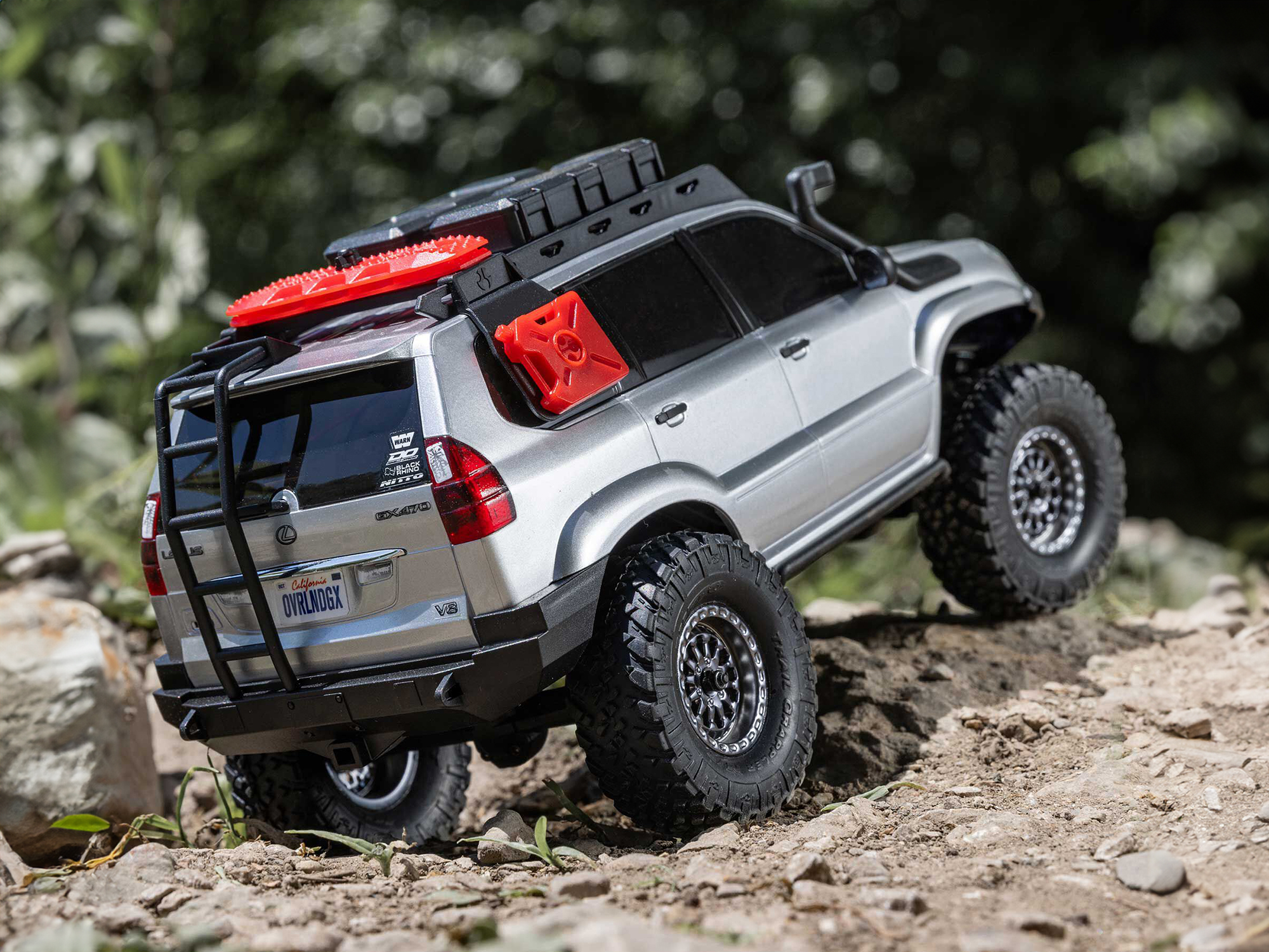 Axial 1/24 SCX24 Lexus GX 470 4x4 Rock Crawler RTR - Silver-20