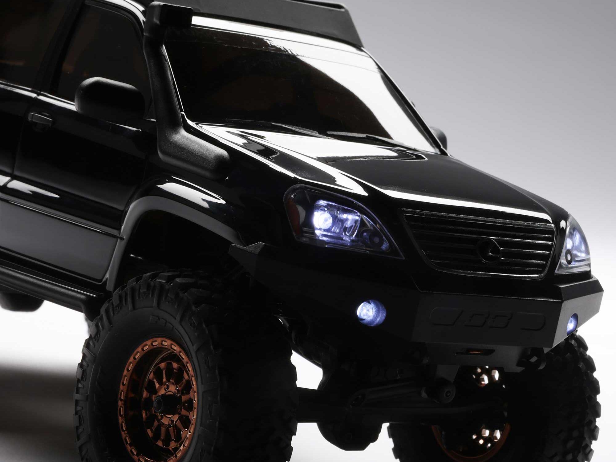 1/24 SCX24 Lexus GX 470 4WD Rock Crawler RTR Black-18