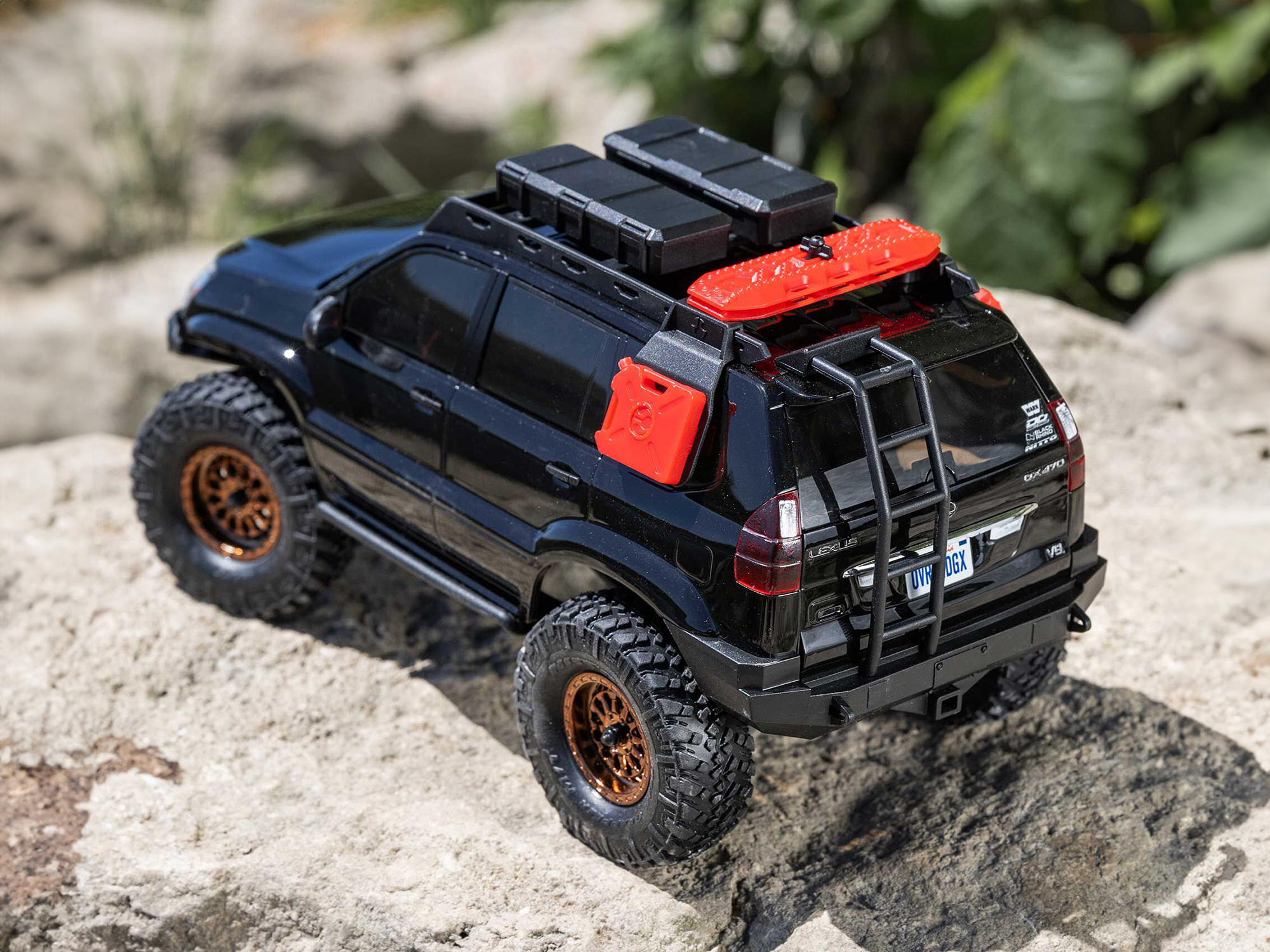 1/24 SCX24 Lexus GX 470 4WD Rock Crawler RTR Black-21
