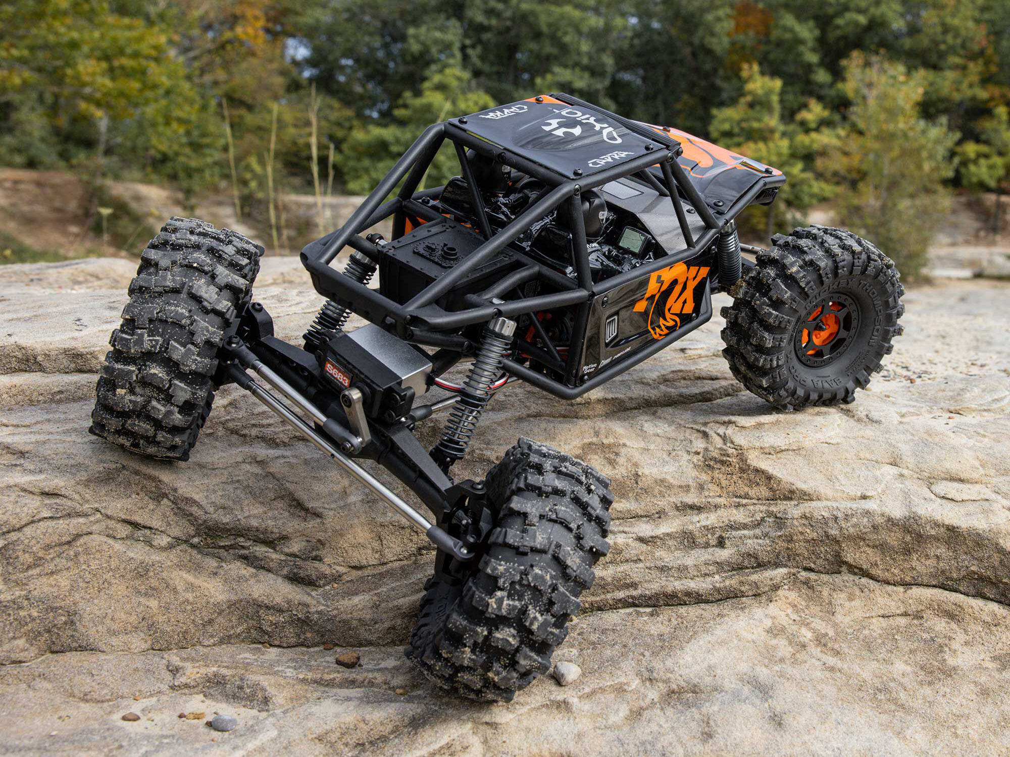 Axial 1/10 UTB10 Capra 1.9 4WS 4X4 RTR - Orange-35