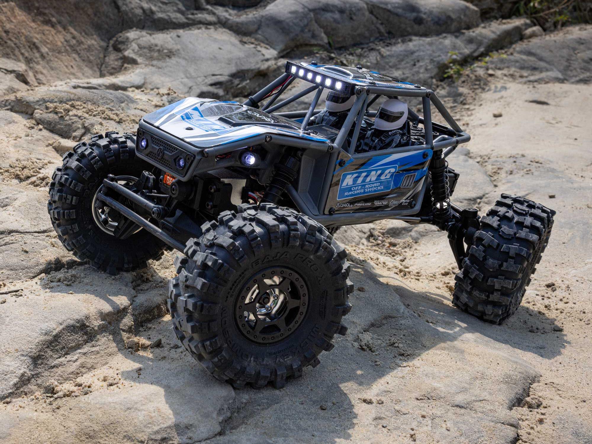 Axial 1/18 UTB18 Capra 4WS 4WD Trail Buggy RTR with Bat/Chg - Blue-20