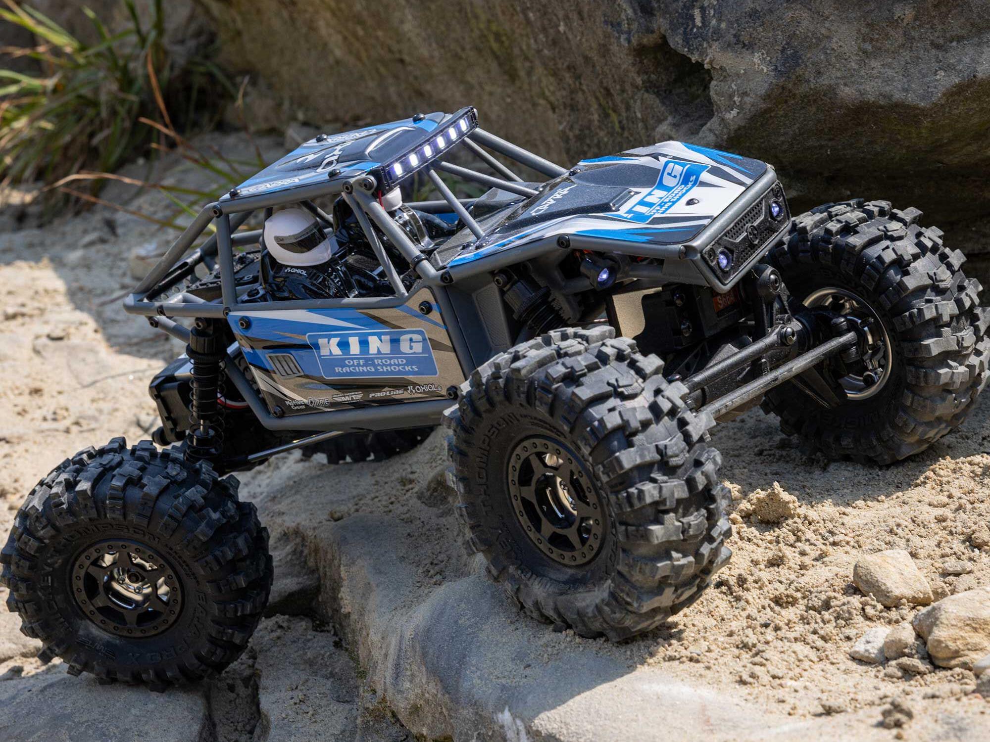 Axial 1/18 UTB18 Capra 4WS 4WD Trail Buggy RTR with Bat/Chg - Blue-21