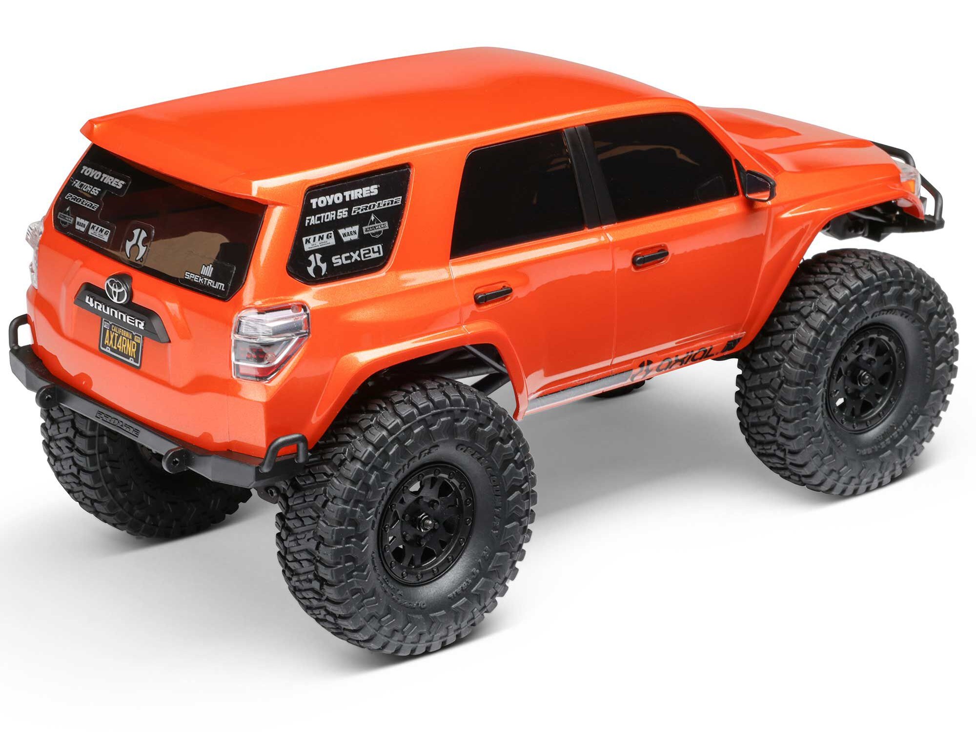 1/24 SCX24 Toyota 4Runner 4X4 Rock Crawler RTR Orange-5