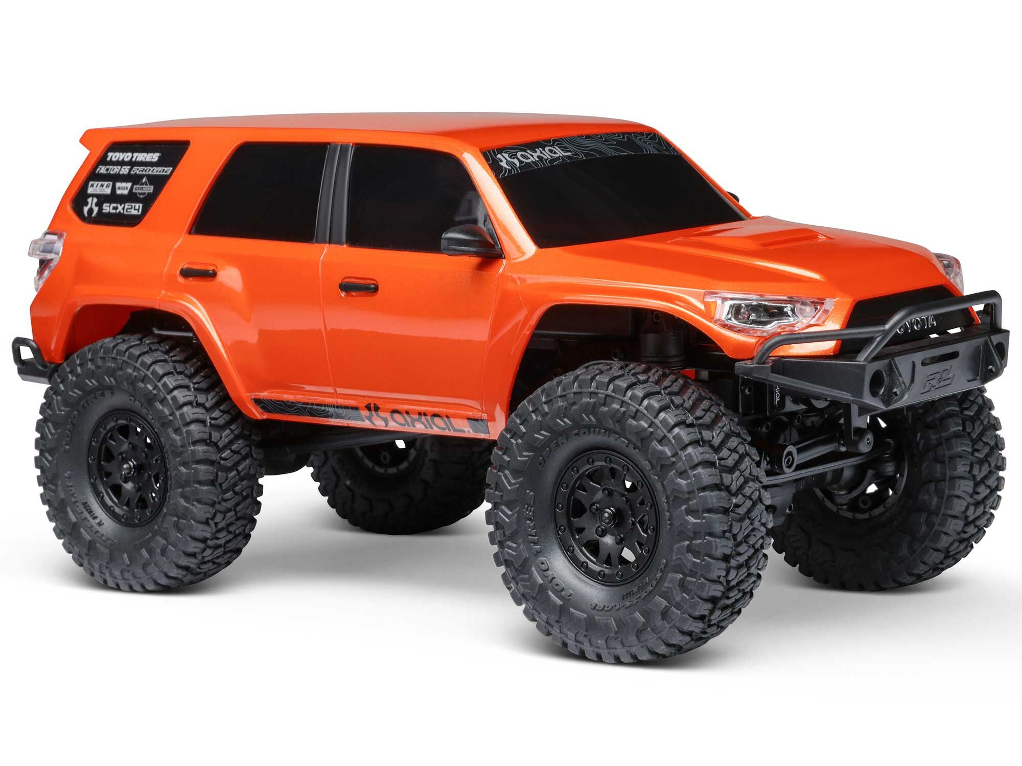 1/24 SCX24 Toyota 4Runner 4X4 Rock Crawler RTR Orange-6
