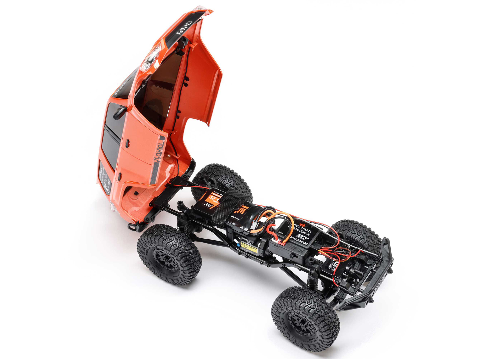 1/24 SCX24 Toyota 4Runner 4X4 Rock Crawler RTR Orange-12