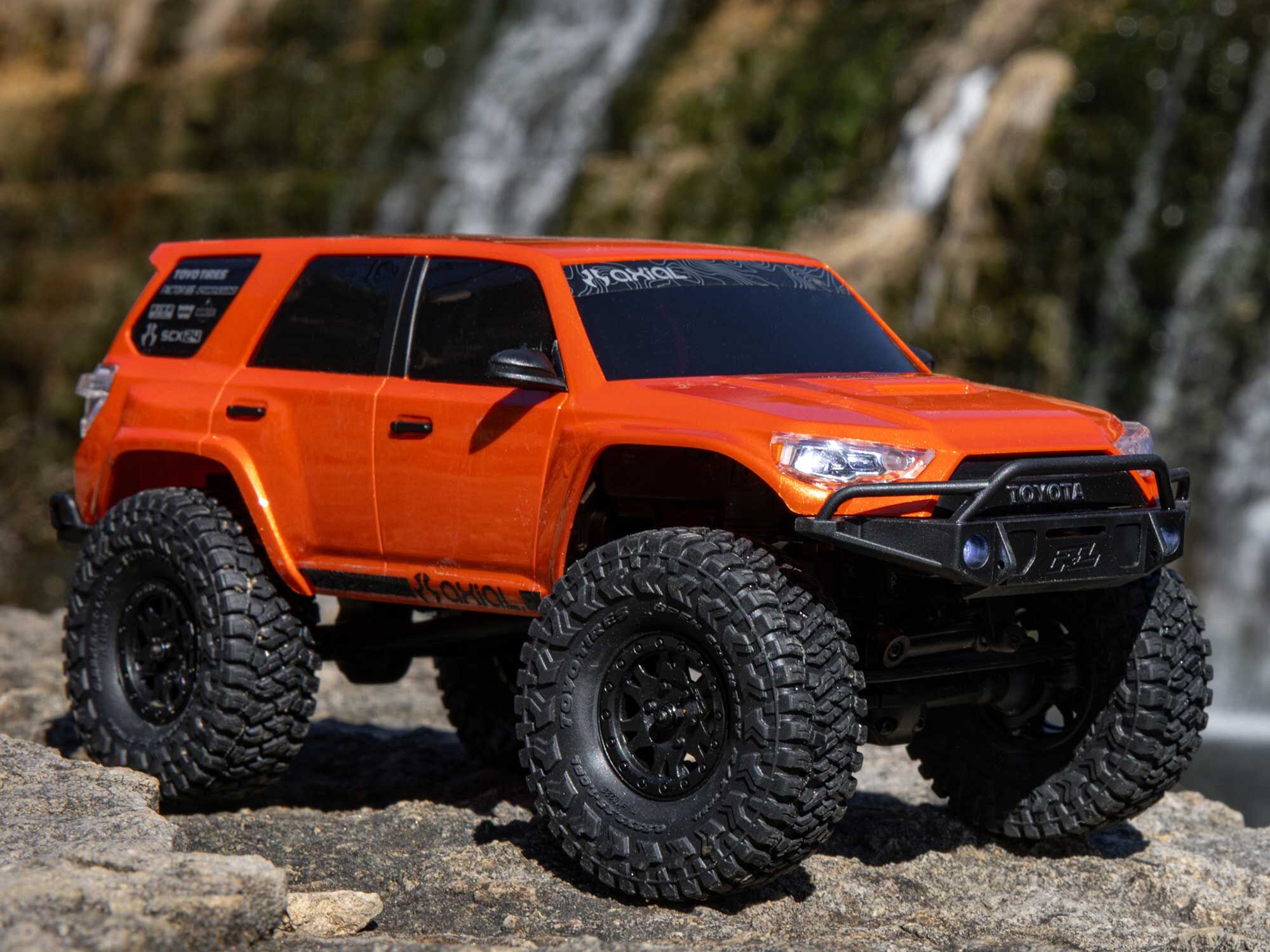 1/24 SCX24 Toyota 4Runner 4X4 Rock Crawler RTR Orange-20