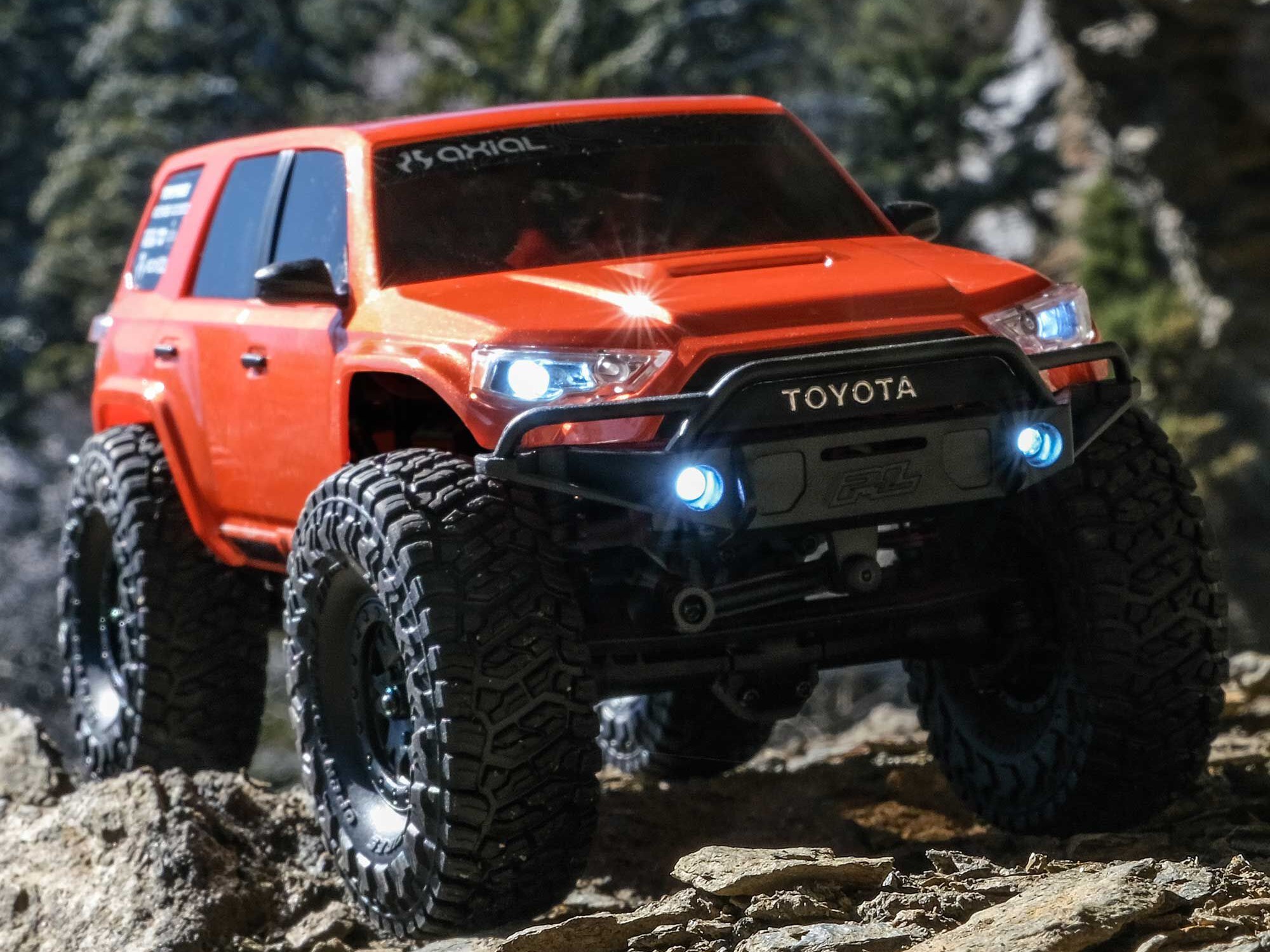 1/24 SCX24 Toyota 4Runner 4X4 Rock Crawler RTR Orange-21
