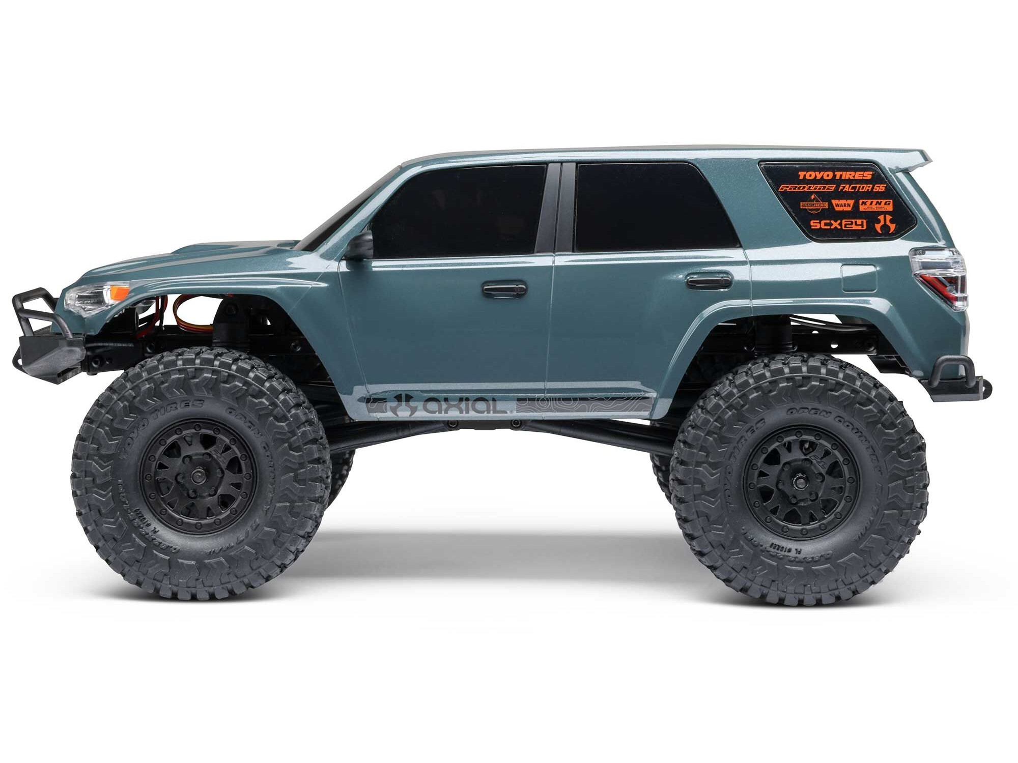 Axial 1/24 SCX24 Toyota 4Runner 4x4 RTR Brushed Rock Crawler - Grey-8