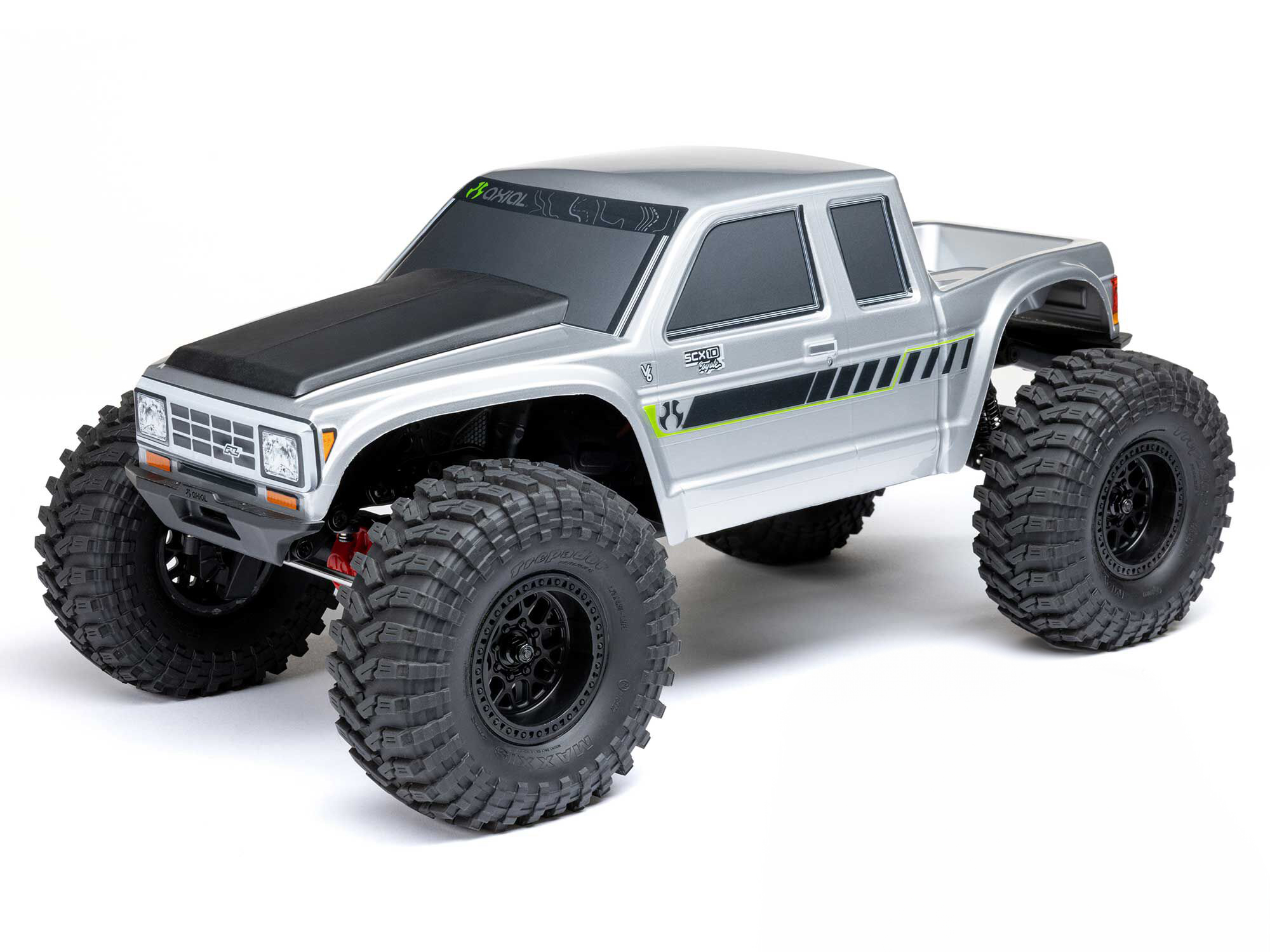 1/10 SCX10 III Coyote 4X4 RTR Brushed Rock Crawler, Silver