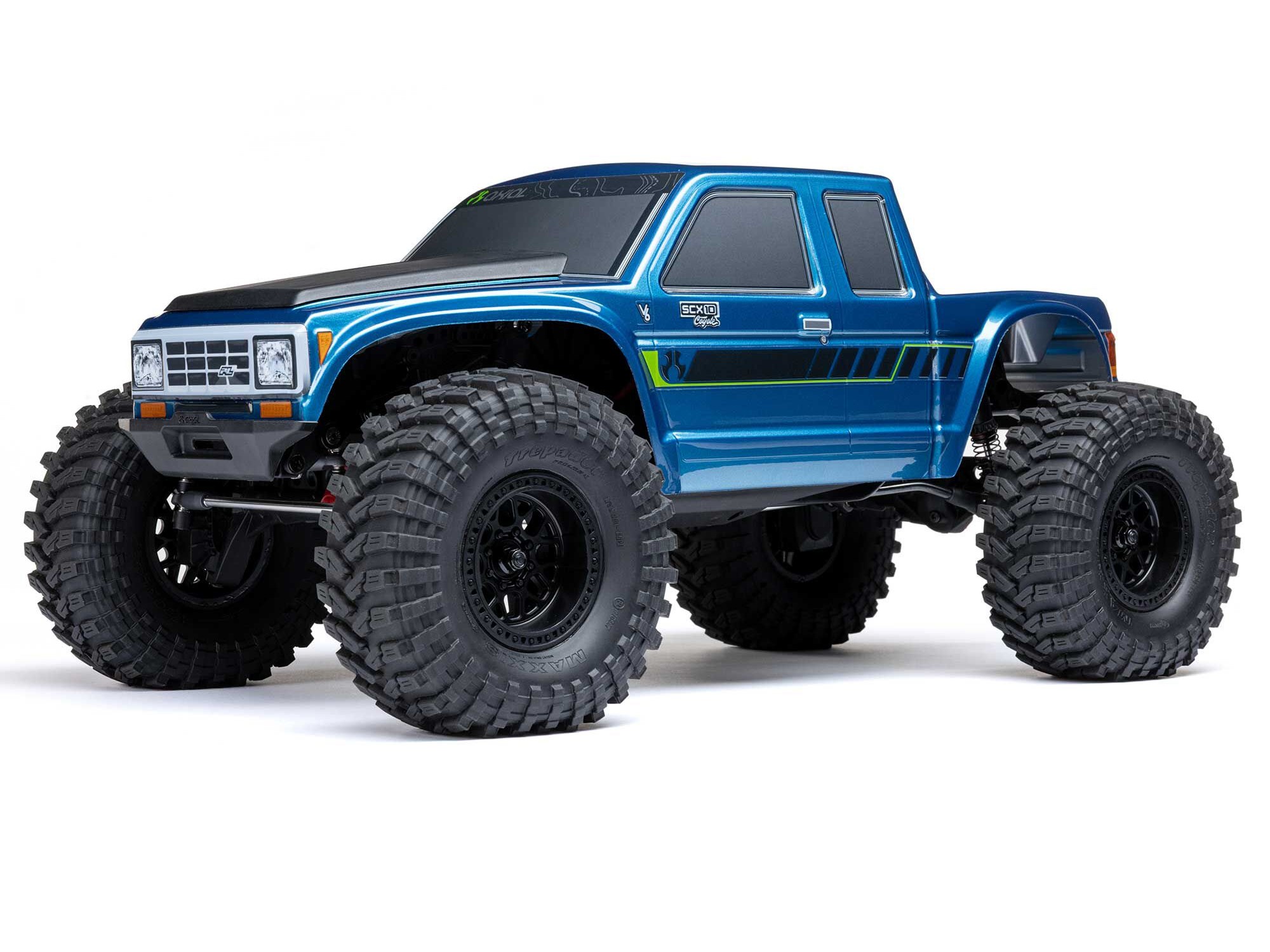 1/10 SCX10 III Coyote 4X4 RTR Brushed Rock Crawler, Blue-4