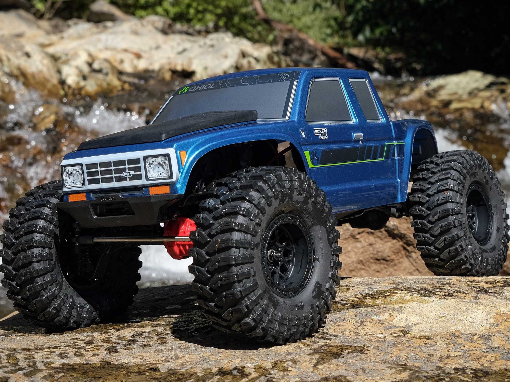 1/10 SCX10 III Coyote 4X4 RTR Brushed Rock Crawler, Blue-24