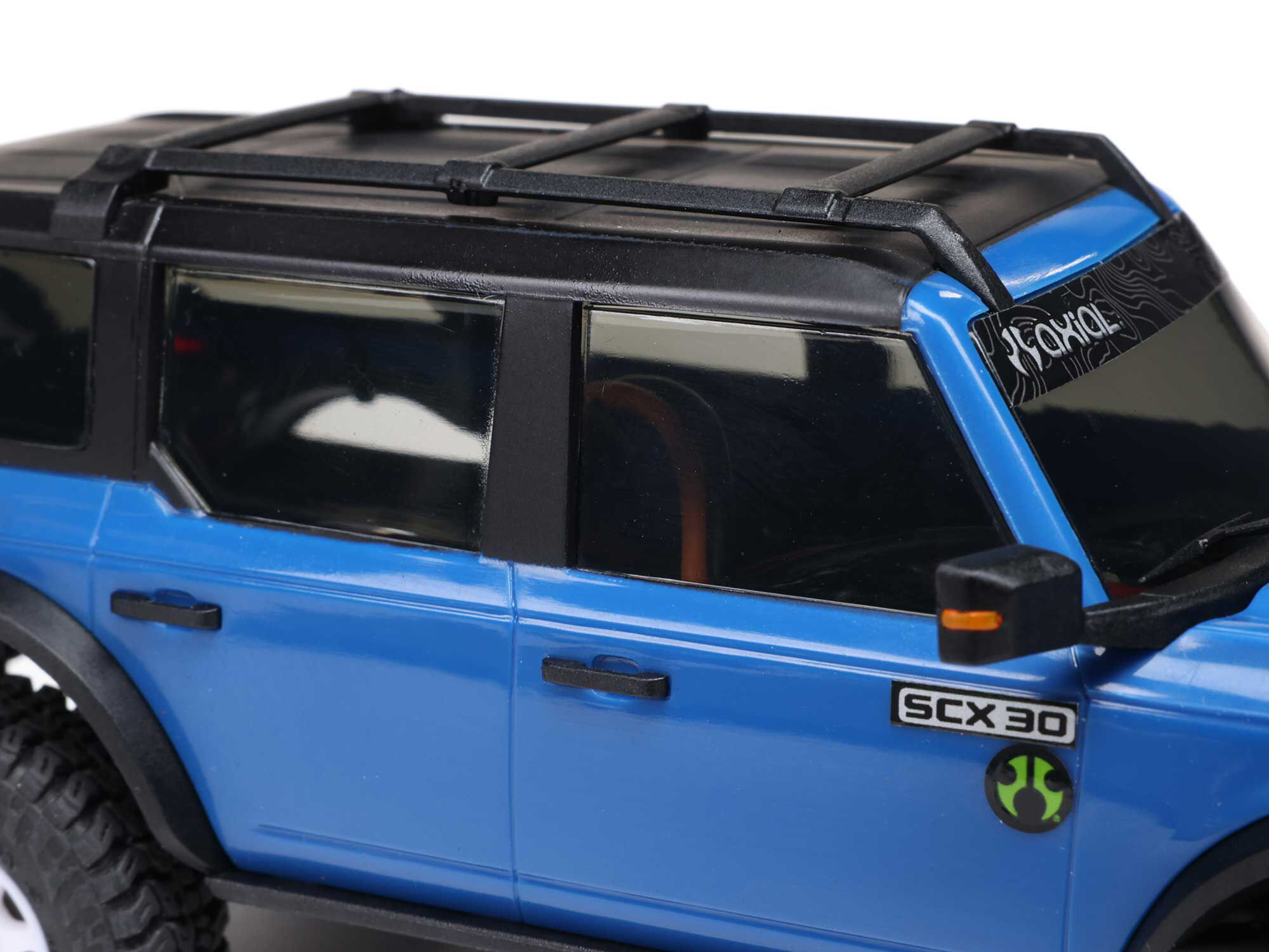 1/30 SCX30 Ford Bronco 4X4 RTR Rock Crawler Blue-13