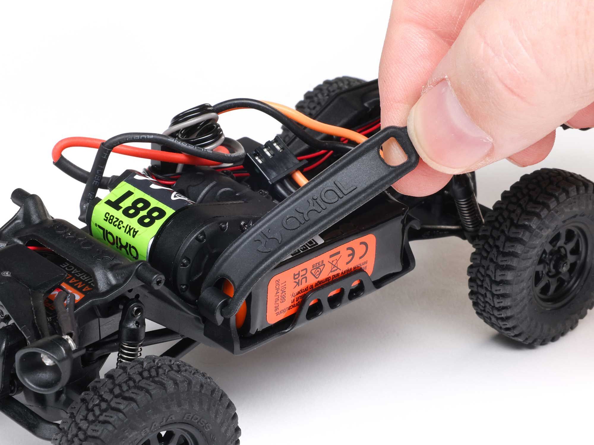 1/30 SCX30 Ford Bronco 4X4 RTR Rock Crawler Blue-15