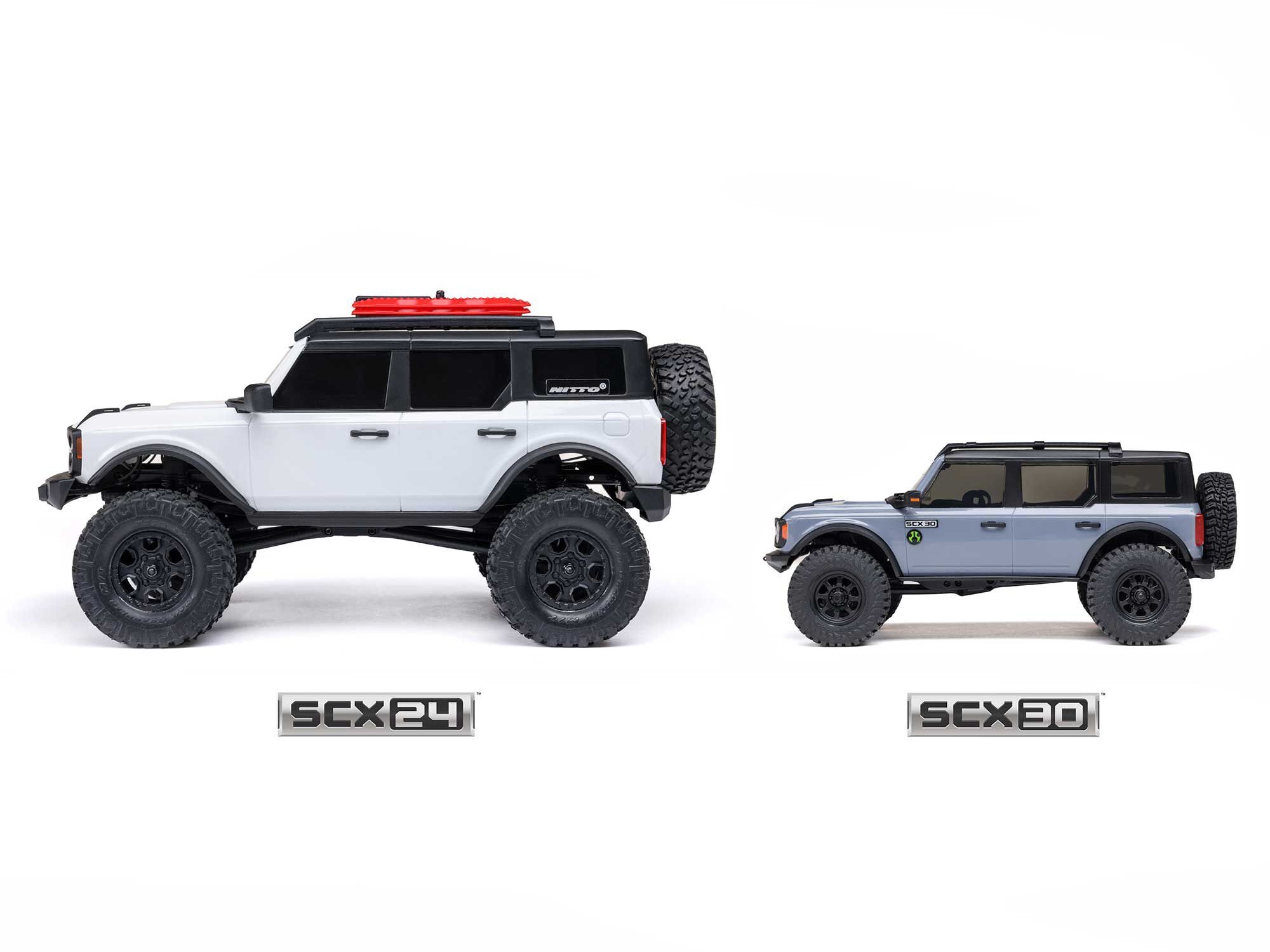 1/30 SCX30 Ford Bronco 4X4 RTR Rock Crawler Grey-21
