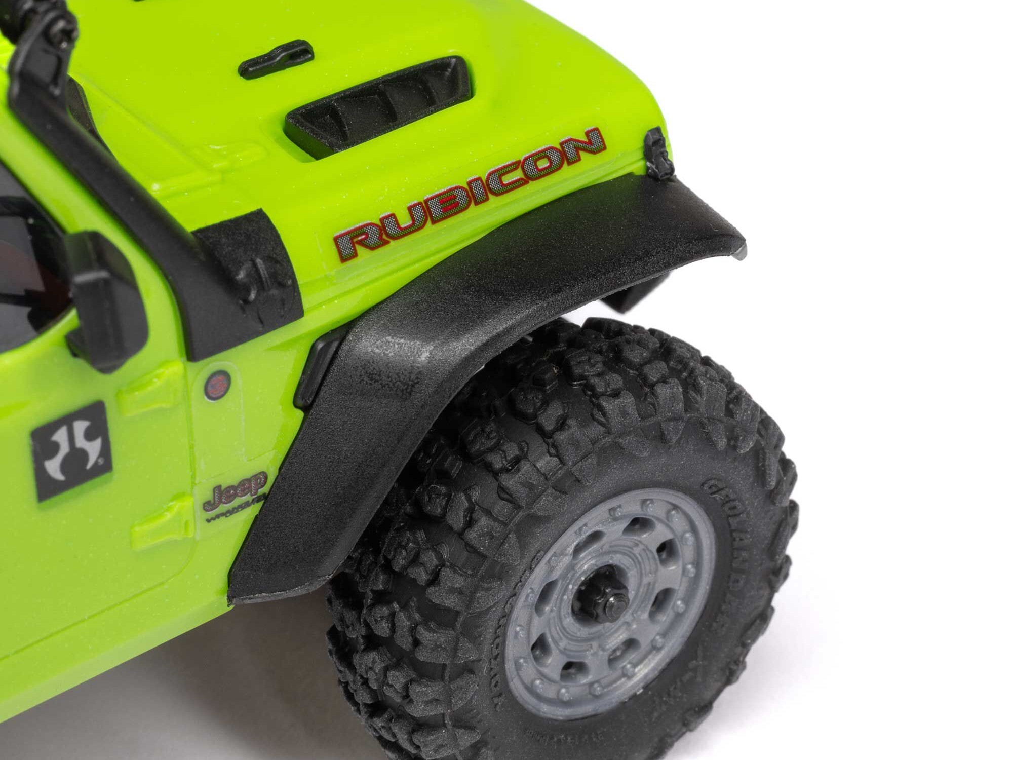 1/30 SCX30 Jeep Wrangler JLU 4X4 RTR Rock Crawler Green-8