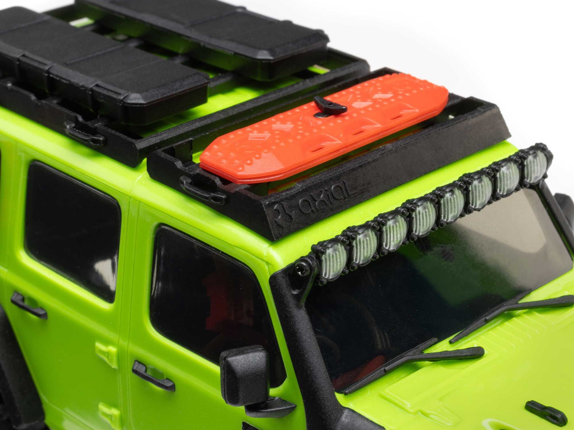 1/30 SCX30 Jeep Wrangler JLU 4X4 RTR Rock Crawler Green-10