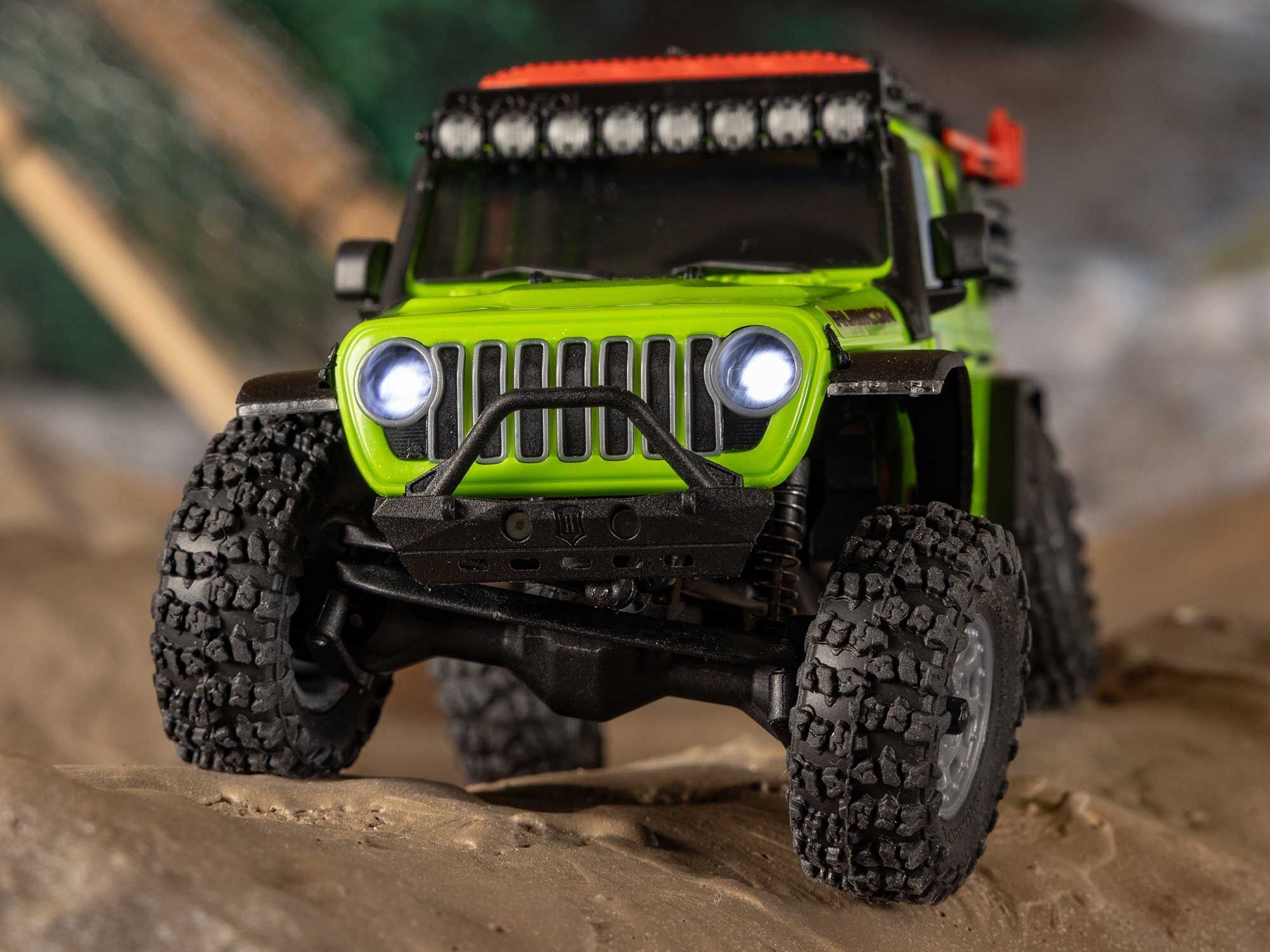 1/30 SCX30 Jeep Wrangler JLU 4X4 RTR Rock Crawler Green-22