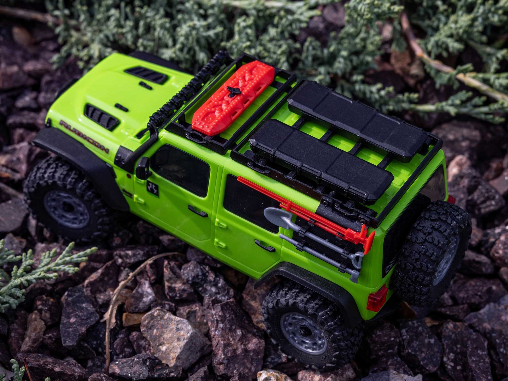 1/30 SCX30 Jeep Wrangler JLU 4X4 RTR Rock Crawler Green-25