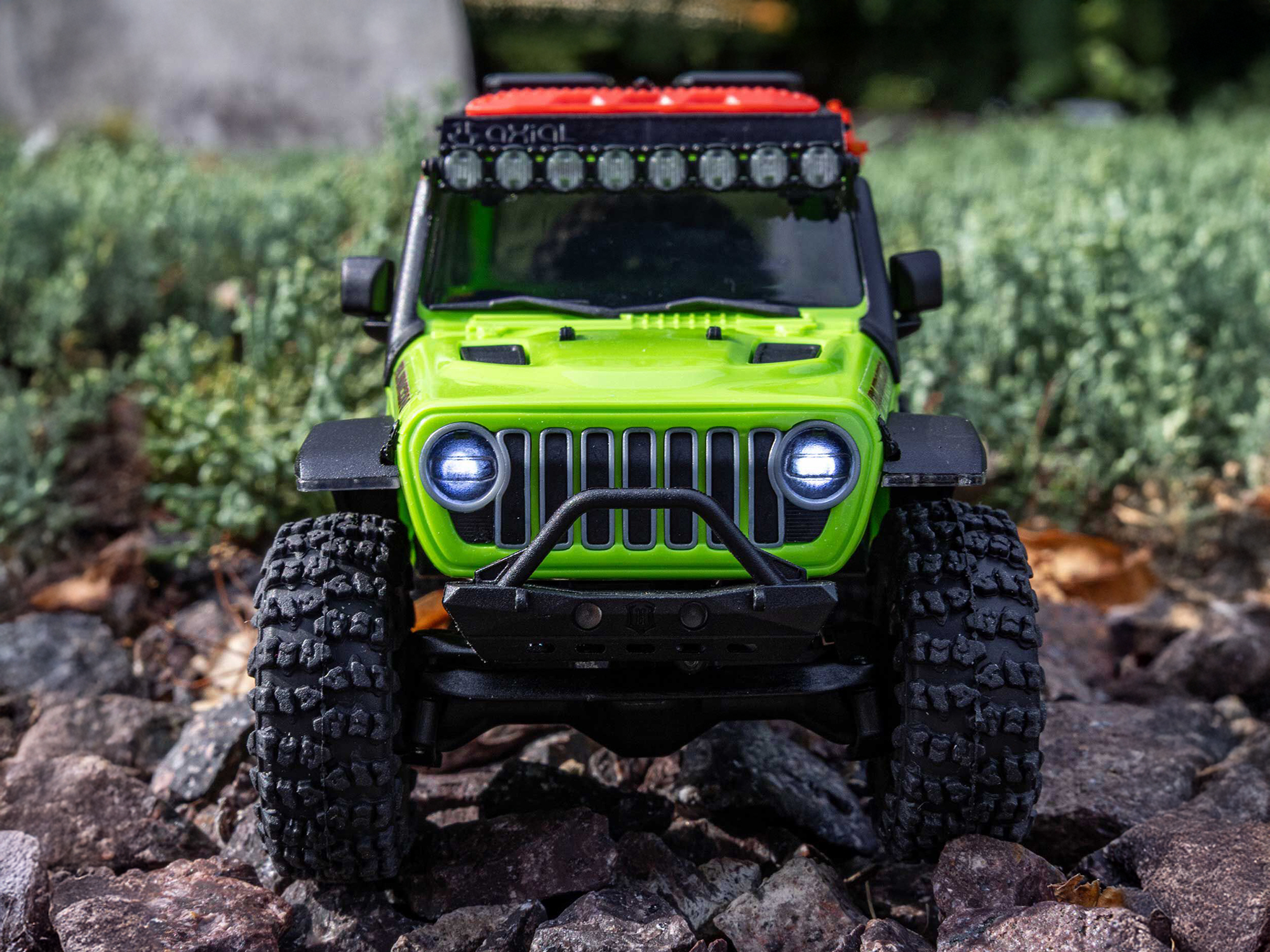 1/30 SCX30 Jeep Wrangler JLU 4X4 RTR Rock Crawler Green-26