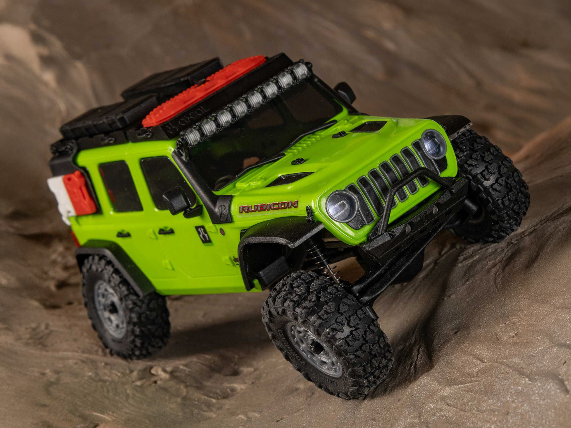 1/30 SCX30 Jeep Wrangler JLU 4X4 RTR Rock Crawler Green-27