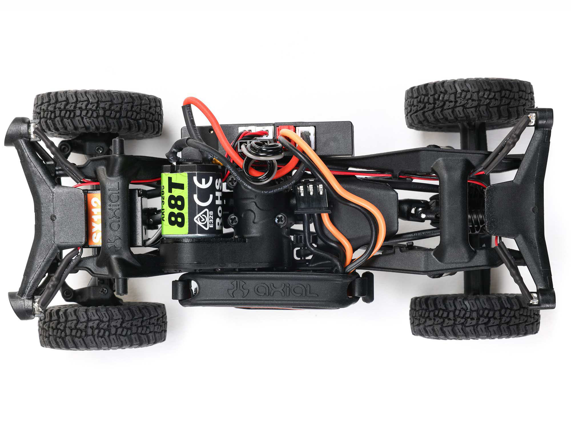 1/30 SCX30 Jeep Wrangler JLU 4X4 RTRRock Crawler White-7