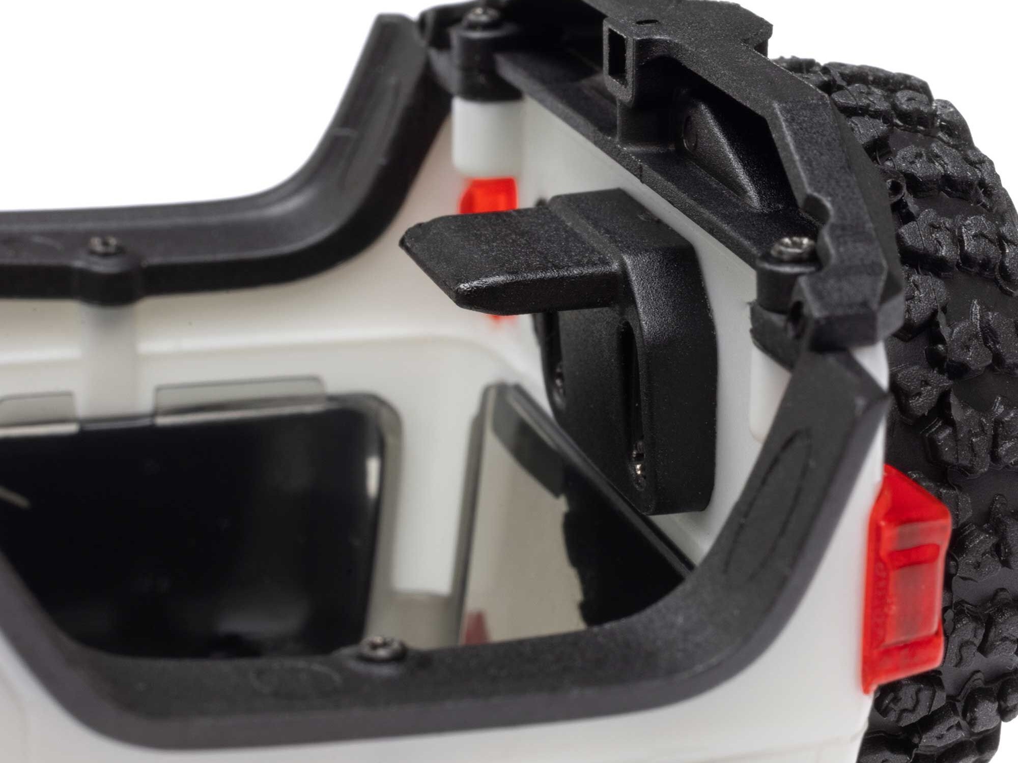 1/30 SCX30 Jeep Wrangler JLU 4X4 RTRRock Crawler White-10