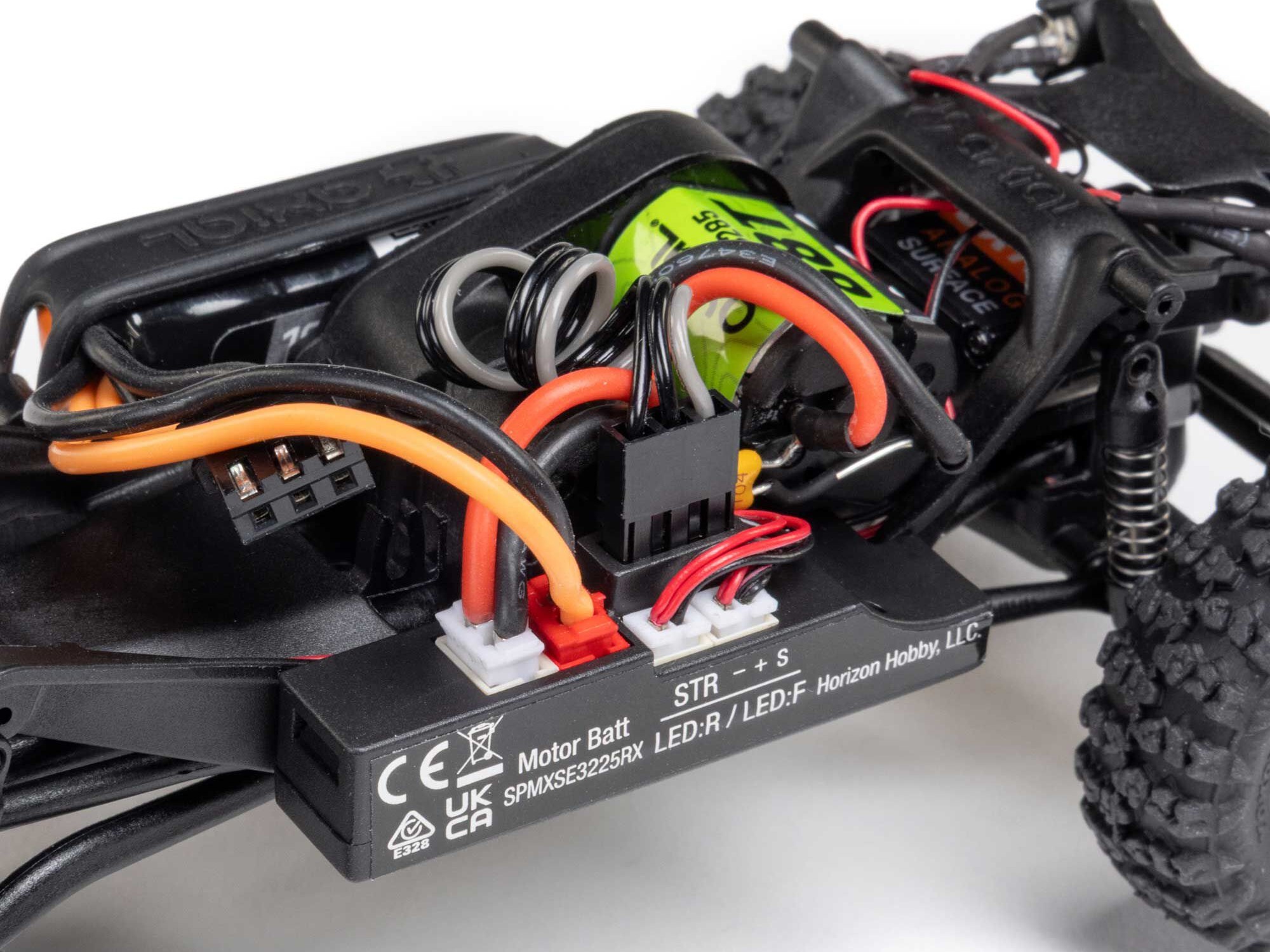 1/30 SCX30 Jeep Wrangler JLU 4X4 RTRRock Crawler White-12