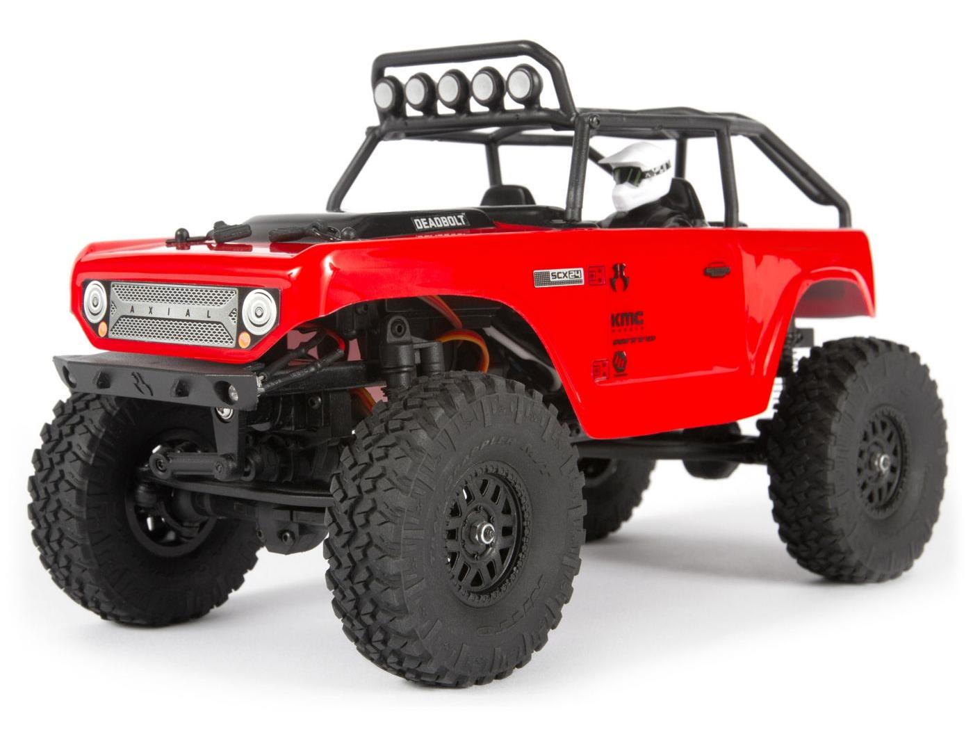 Axial SCX24 Deadbolt Rock Crawler RTR - Red-12