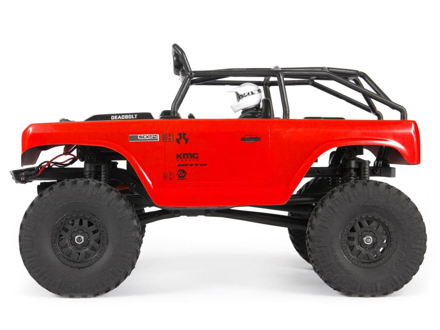Axial SCX24 Deadbolt Rock Crawler RTR - Red-13