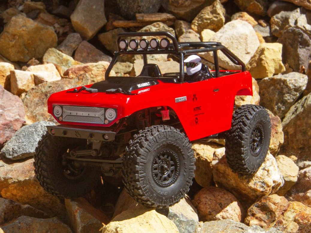 Axial SCX24 Deadbolt Rock Crawler RTR - Red-20