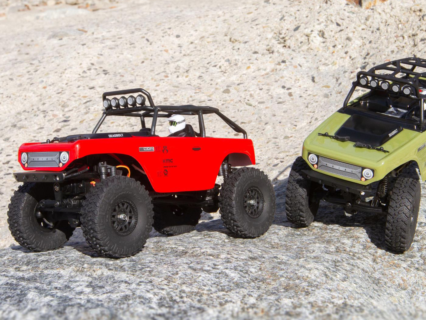 Axial SCX24 Deadbolt Rock Crawler RTR - Red-21