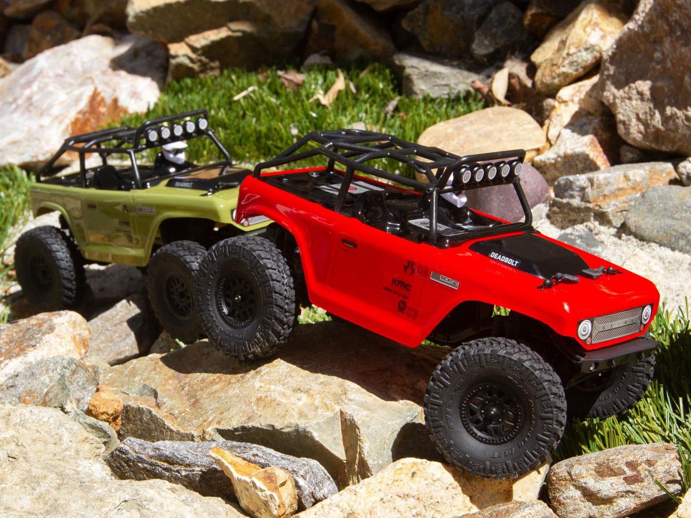 Axial SCX24 Deadbolt Rock Crawler RTR - Red-25
