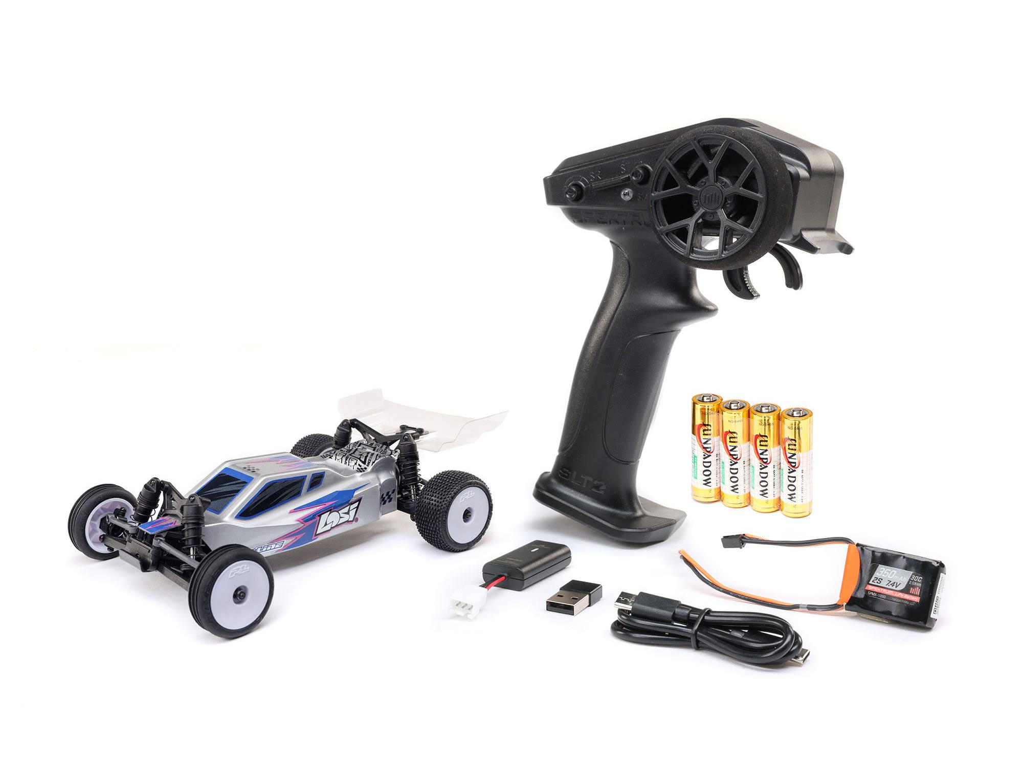 Losi Micro-B 2WD Buggy RTR Silver 1:24-22