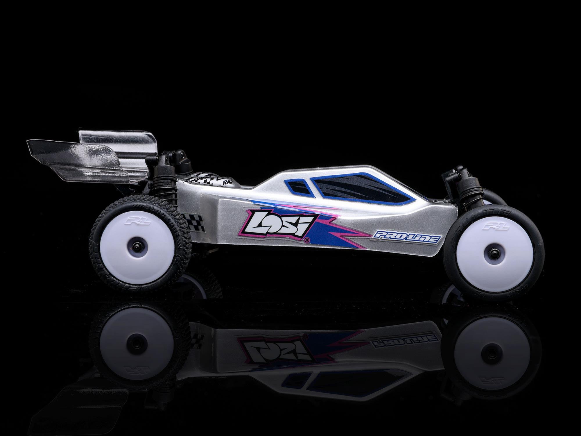 Losi Micro-B 2WD Buggy RTR Silver 1:24-26