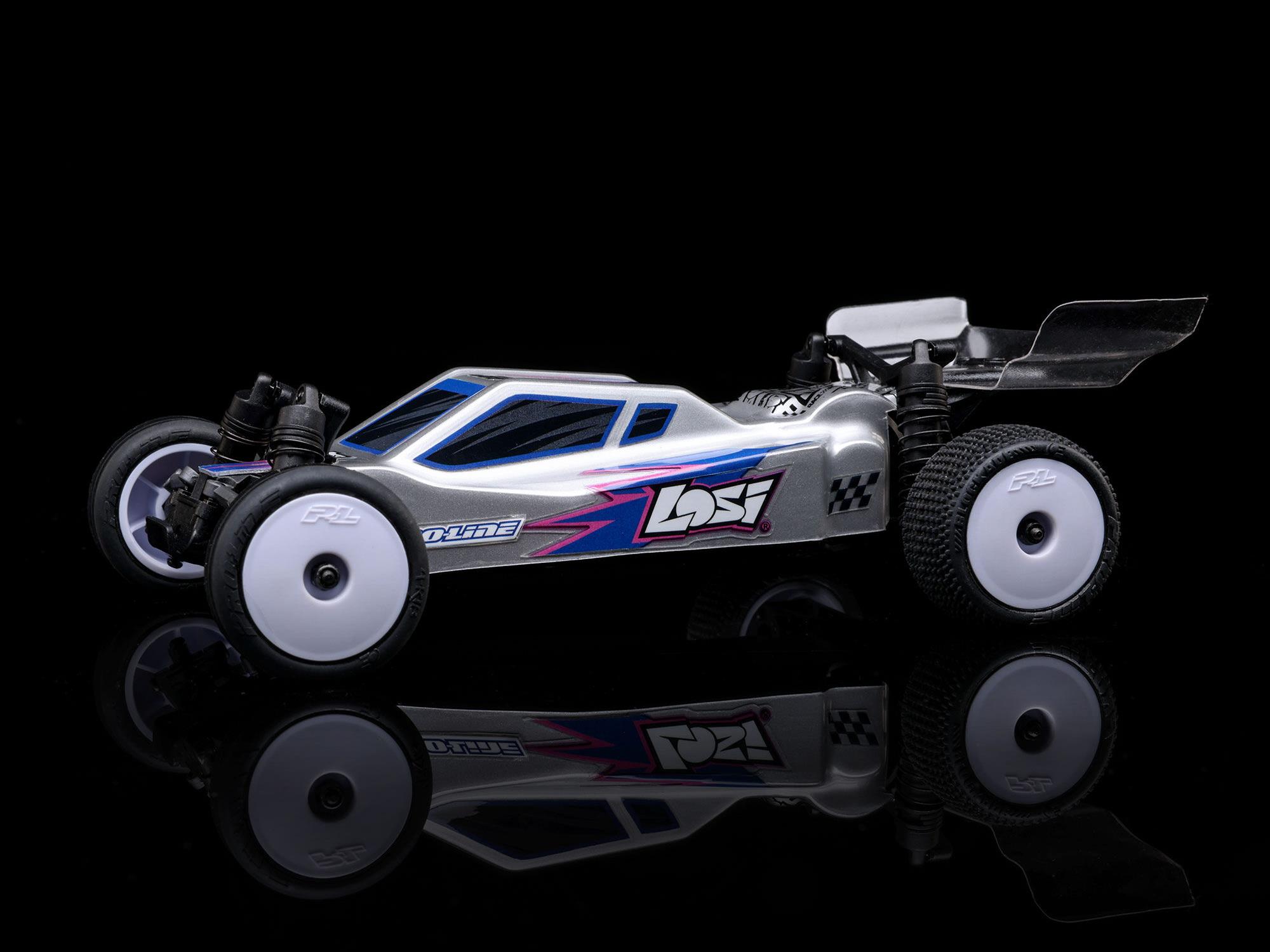 Losi Micro-B 2WD Buggy RTR Silver 1:24-29