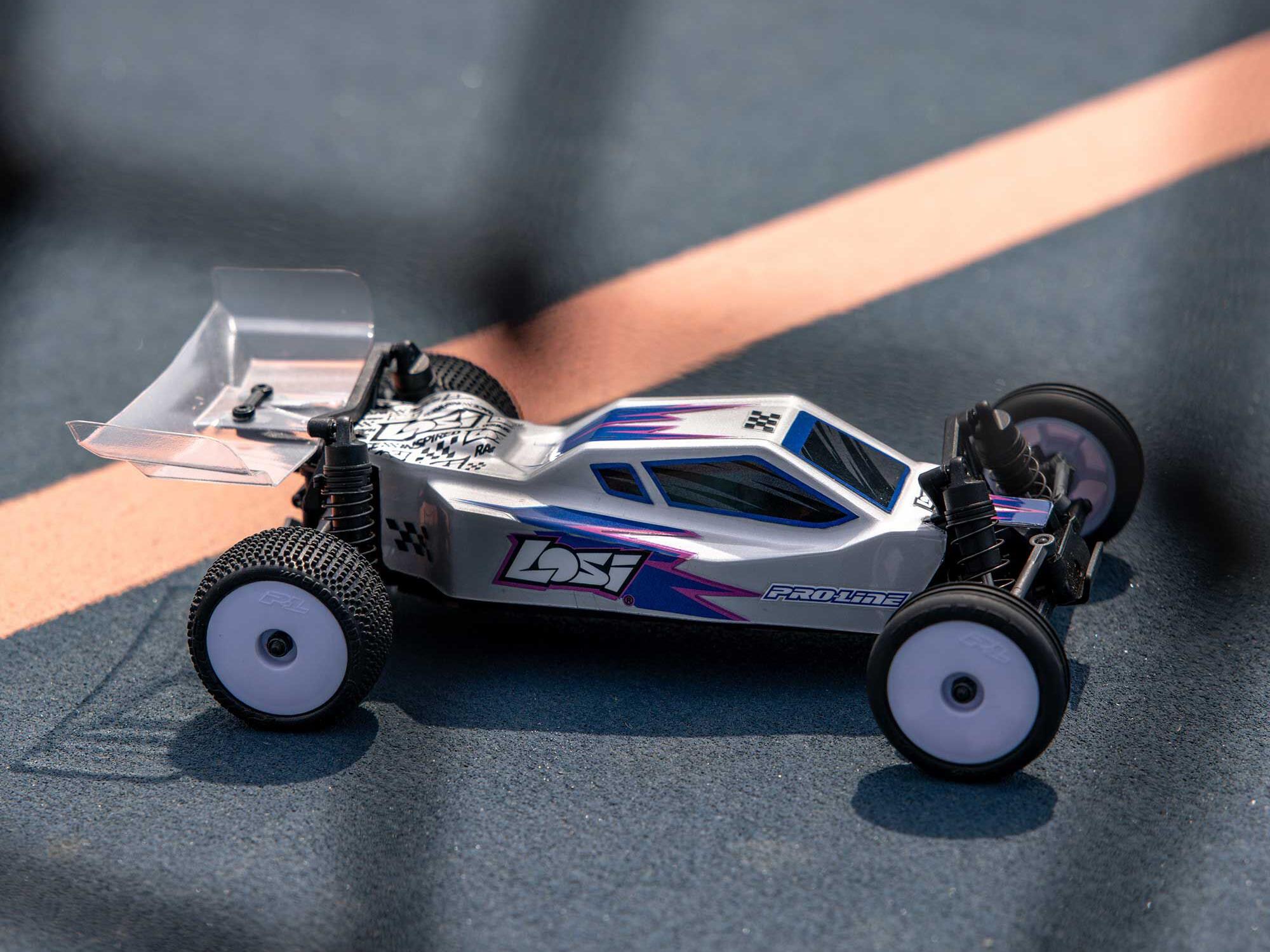 Losi Micro-B 2WD Buggy RTR Silver 1:24-35