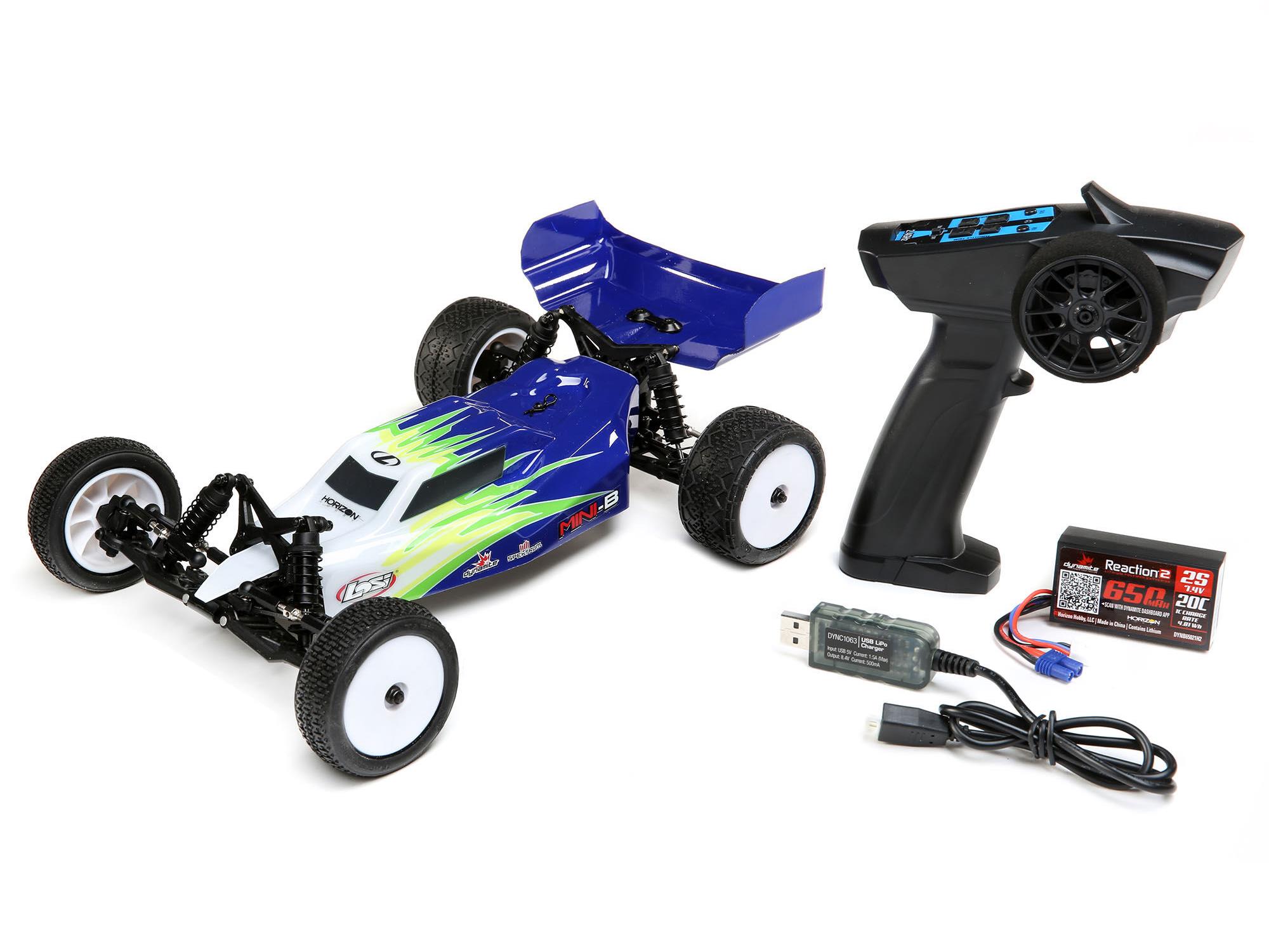 1/16 Mini-B 2WD Buggy Brushed RTR Blue-9