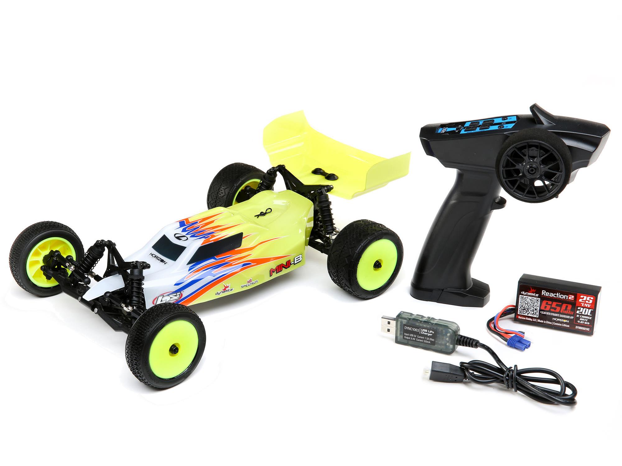 1/16 Mini-B 2WD Buggy Brushed RTR Yellow-9