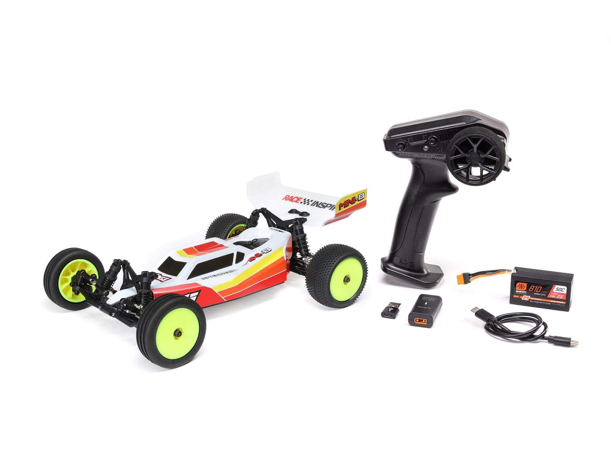 Losi 1/16 Mini-B 2WD Buggy Brushless RTR - Red-18