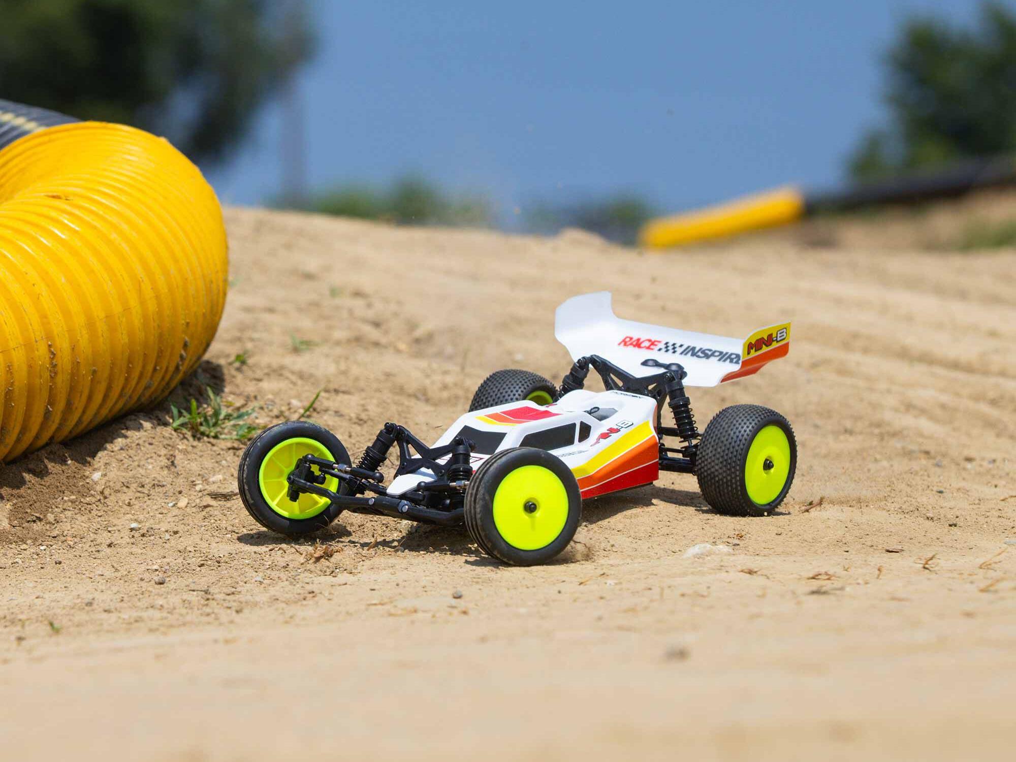 Losi 1/16 Mini-B 2WD Buggy Brushless RTR - Red-24