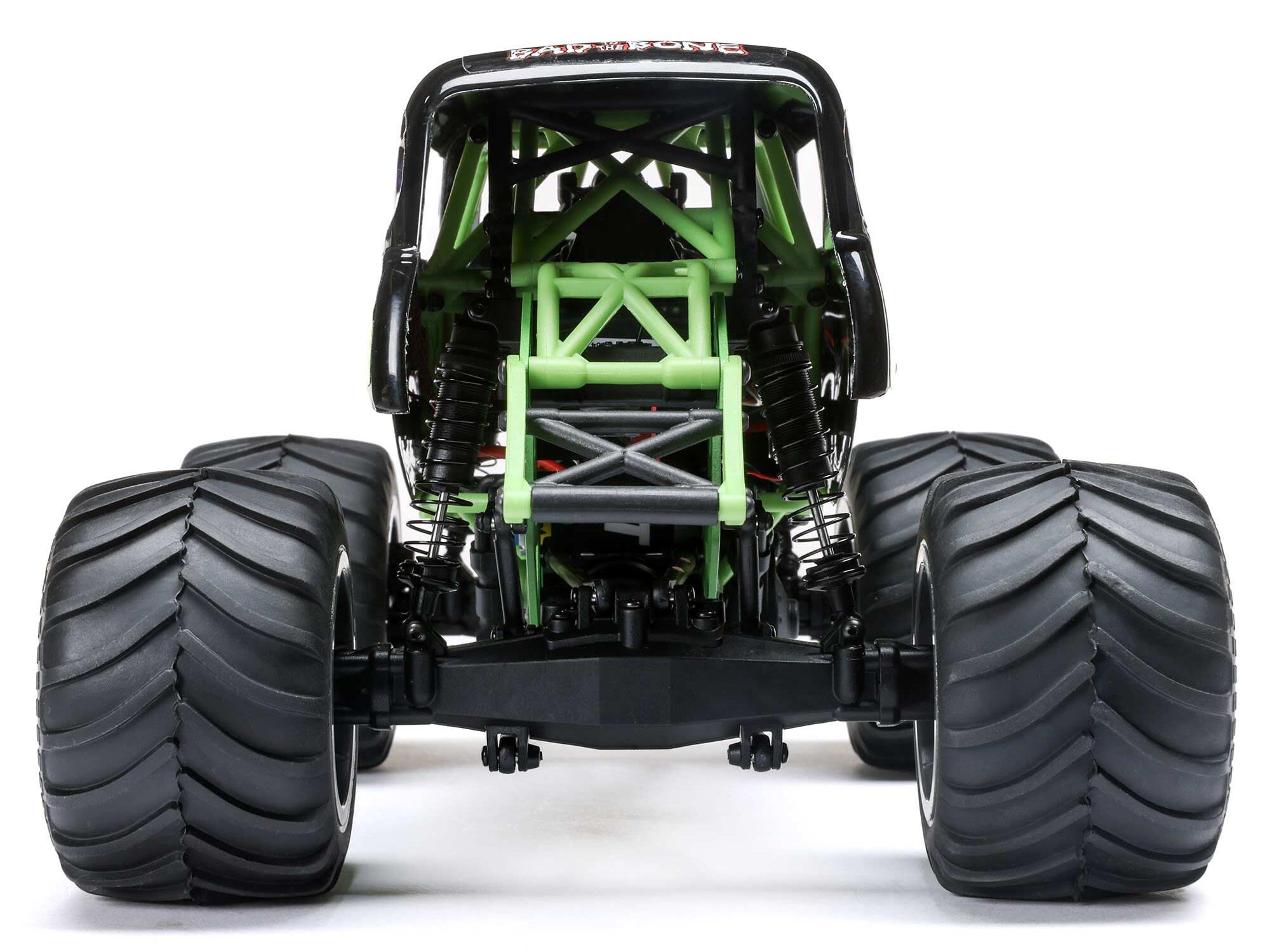 Losi 1/18 Mini LMT 4X4 Brushed Monster Truck RTR - Grave Digger-13