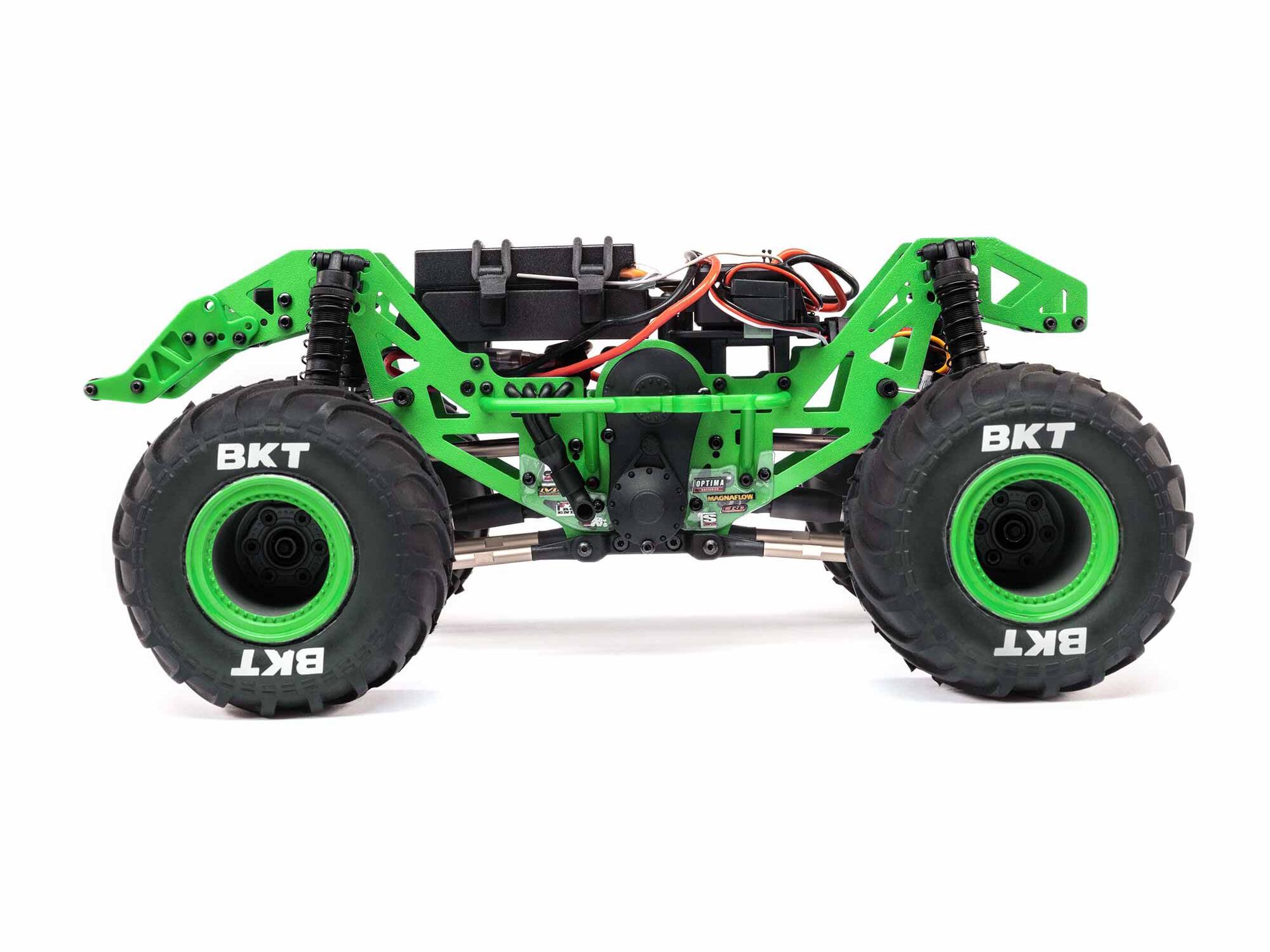 Losi 1/18 Mini LMT 4X4 Brushed Monster Truck RTR - Grave Digger-24