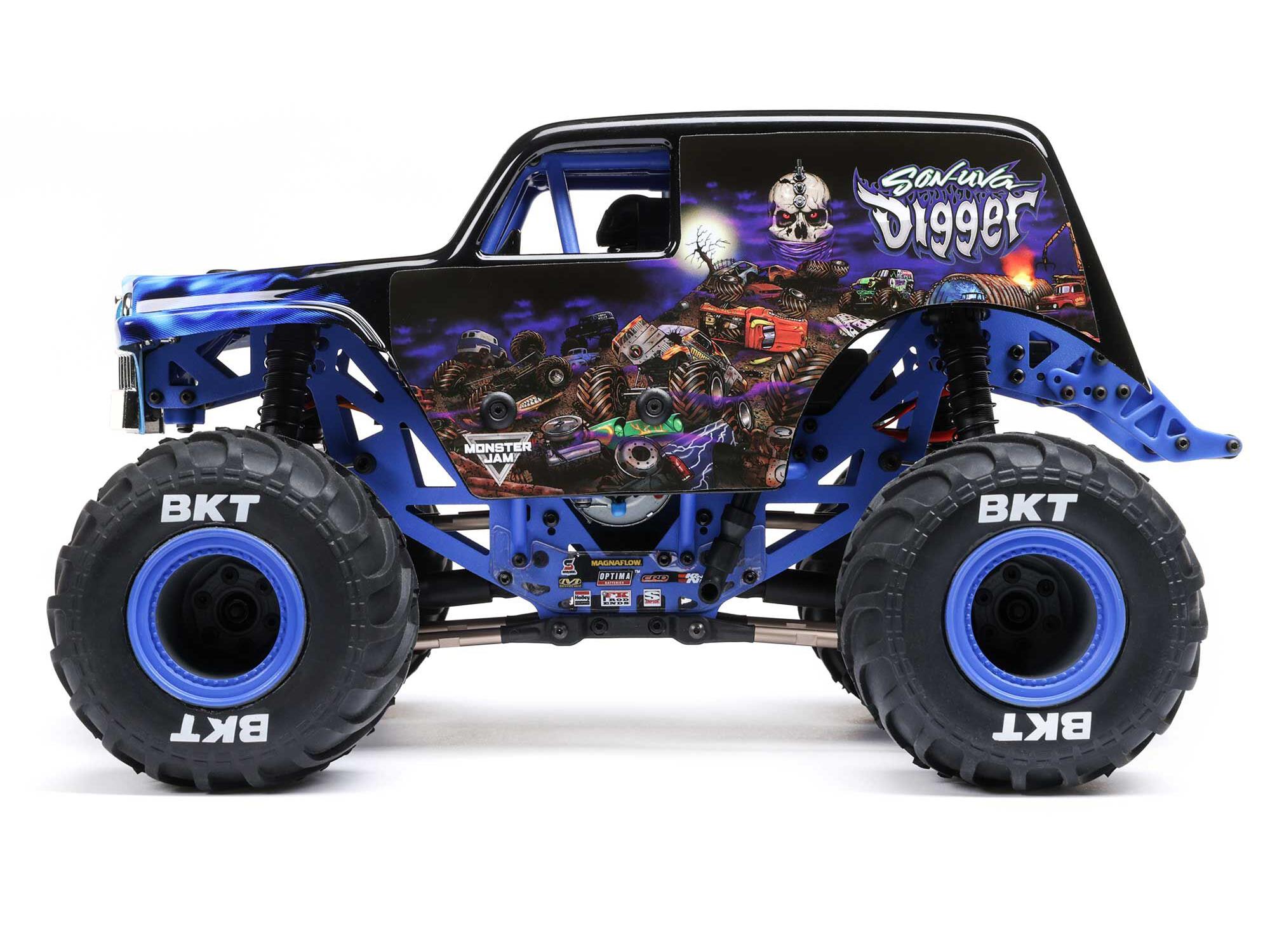 Losi 1/18 Mini LMT 4WD Brushed Monster Truck RTR Son-uva Digger-18
