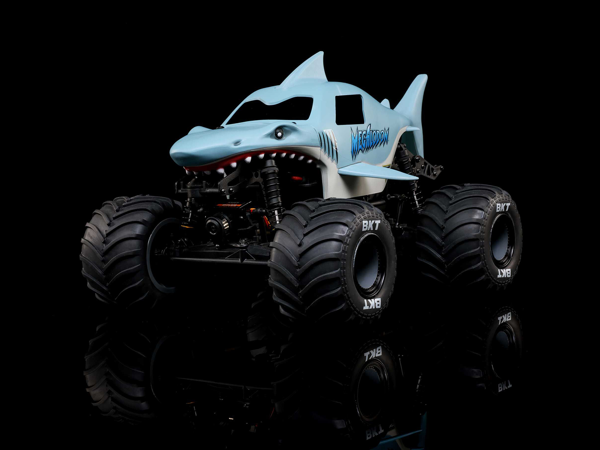 Losi 1/18 Mini LMT Megalodon 2S 4X4 RTR Brushed Monster Truck-30