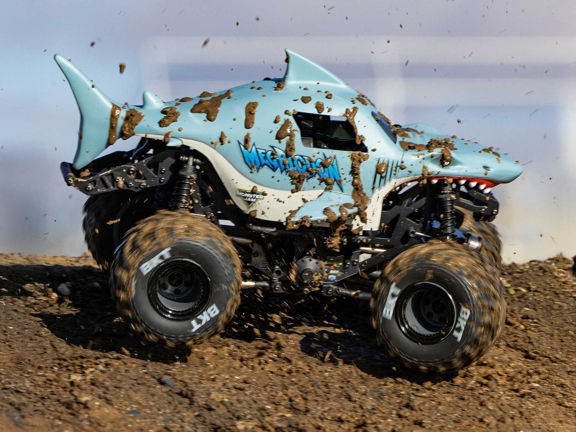 Losi 1/18 Mini LMT Megalodon 2S 4X4 RTR Brushed Monster Truck-33