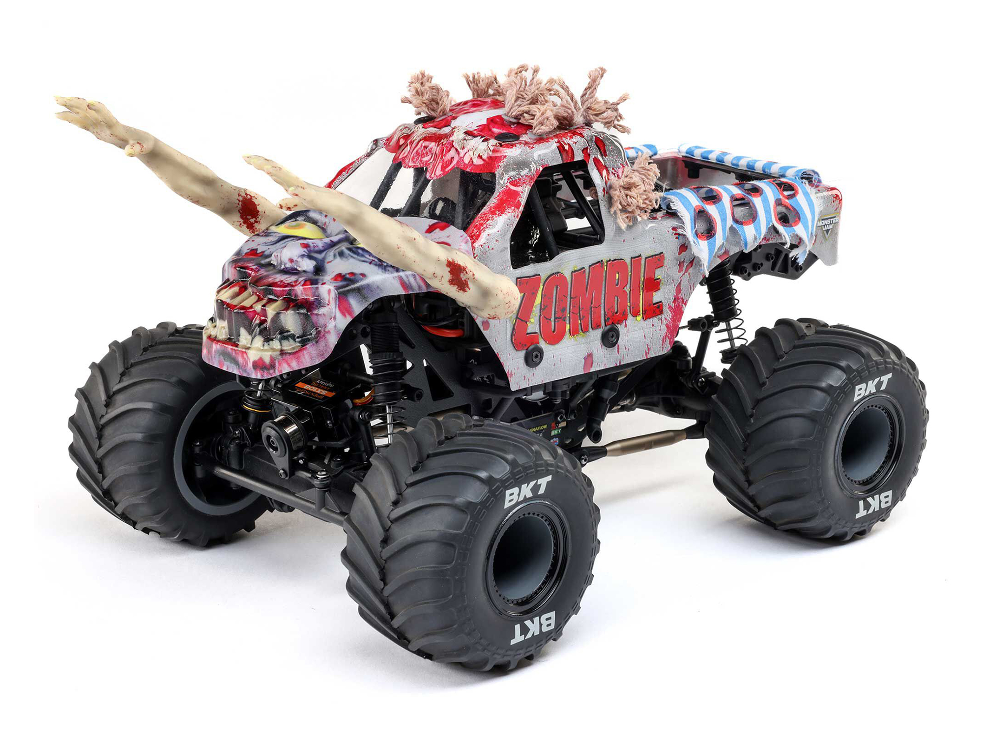 Losi 1/18 Mini LMT Zombie 2S 4X4 RTR Brushed Monster Truck-10